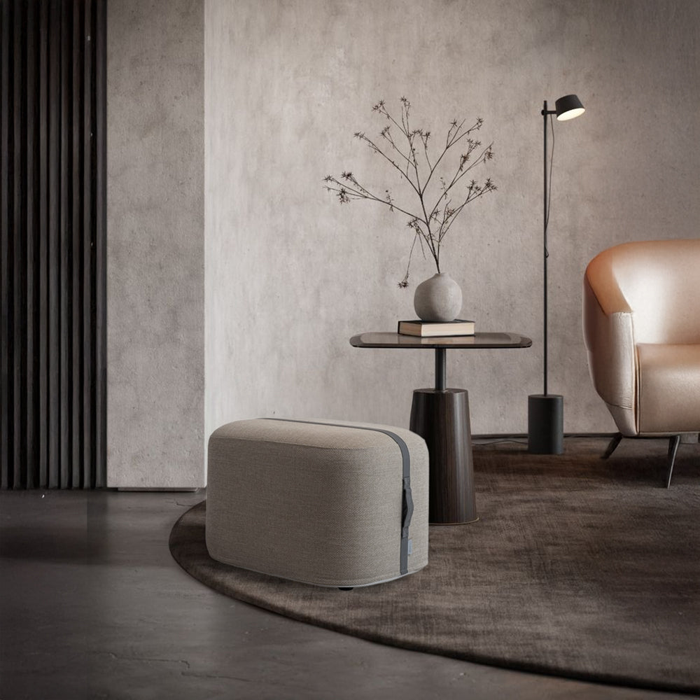 POOF RIBBON STOOL KC8806N14FAB - Big -  Poufs - ebarza Furniture UAE | Shop Modern Furniture in Abu Dhabi & Dubai - مفروشات ايبازرا في الامارات | تسوق اثاث عصري وديكورات مميزة في دبي وابوظبي