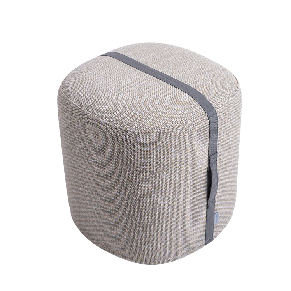 POOF RIBBON STOOL KC8806N14FAB - Small -  Poufs - ebarza Furniture UAE | Shop Modern Furniture in Abu Dhabi & Dubai - مفروشات ايبازرا في الامارات | تسوق اثاث عصري وديكورات مميزة في دبي وابوظبي