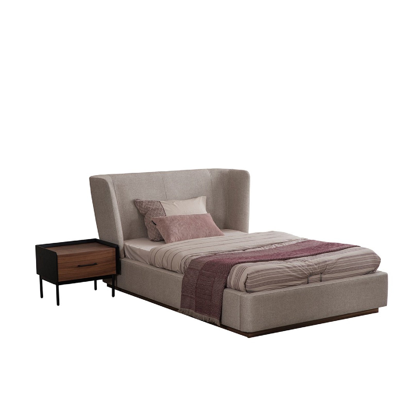 Display Item - Rita Single Bedstead Rita110-BedonlyYAS -  USED ITEM | قطعة من المعرض - ريتا سرير مفرد - ebarza Furniture UAE | Shop Modern Furniture in Abu Dhabi & Dubai - مفروشات ايبازرا في الامارات | تسوق اثاث عصري وديكورات مميزة في دبي وابوظبي