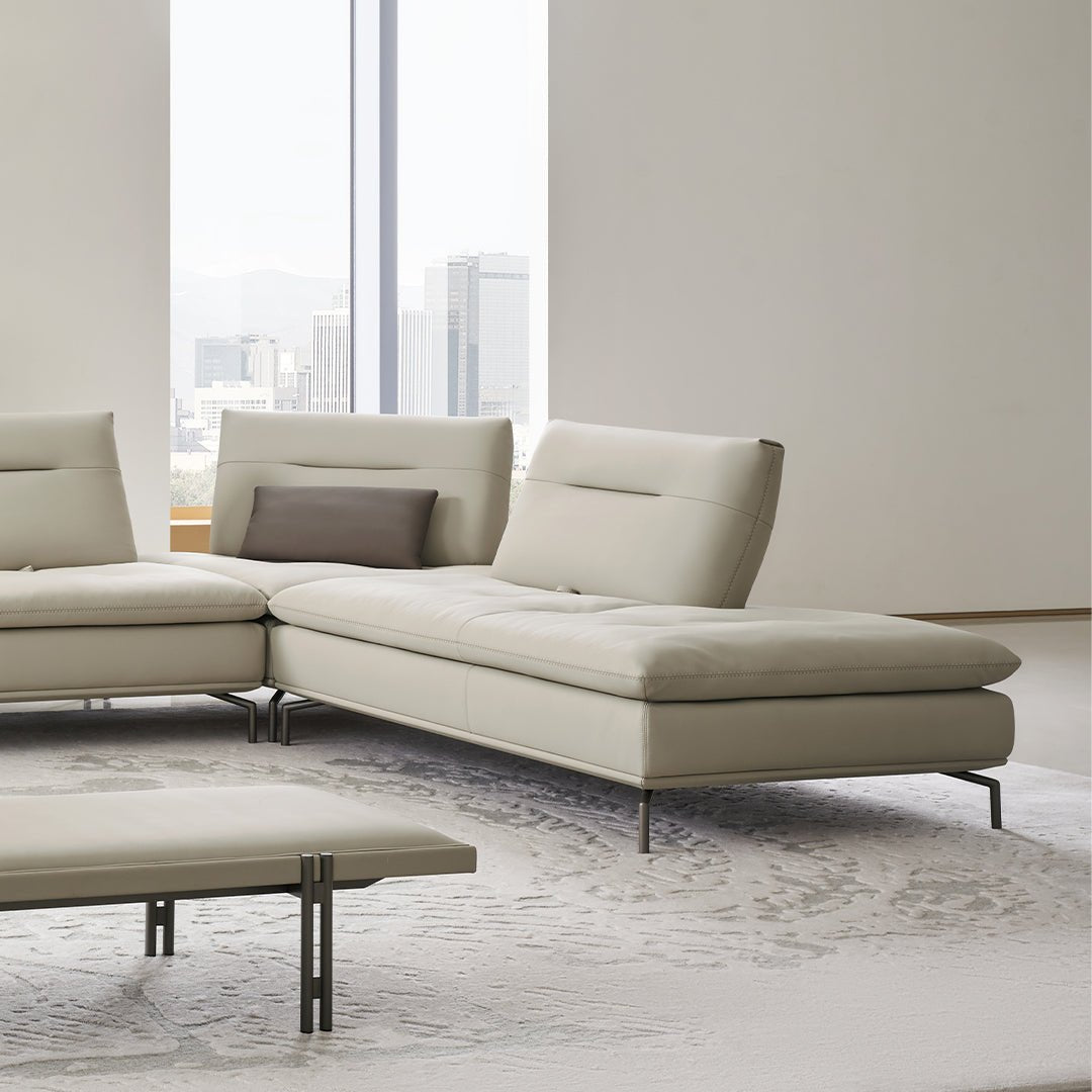 Nexus Modular Sofa with left Relaxed 2-Seater without Arm - AMF-S180 -  Sofas - ebarza Furniture UAE | Shop Modern Furniture in Abu Dhabi & Dubai - مفروشات ايبازرا في الامارات | تسوق اثاث عصري وديكورات مميزة في دبي وابوظبي