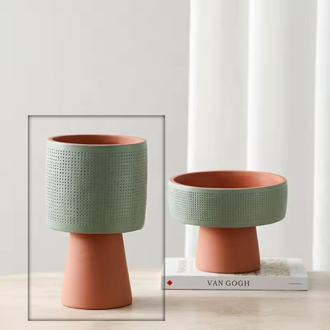 Reticulated Original Pot -B FF-SN24019B -  Planter Boxes - ebarza Furniture UAE | Shop Modern Furniture in Abu Dhabi & Dubai - مفروشات ايبازرا في الامارات | تسوق اثاث عصري وديكورات مميزة في دبي وابوظبي