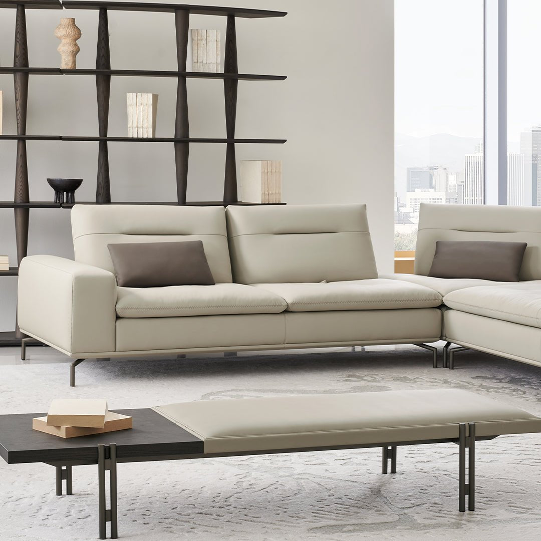 Nexus 2 Seater Right Arm Modular Sofa - AMF-S180 -  Sofas - ebarza Furniture UAE | Shop Modern Furniture in Abu Dhabi & Dubai - مفروشات ايبازرا في الامارات | تسوق اثاث عصري وديكورات مميزة في دبي وابوظبي