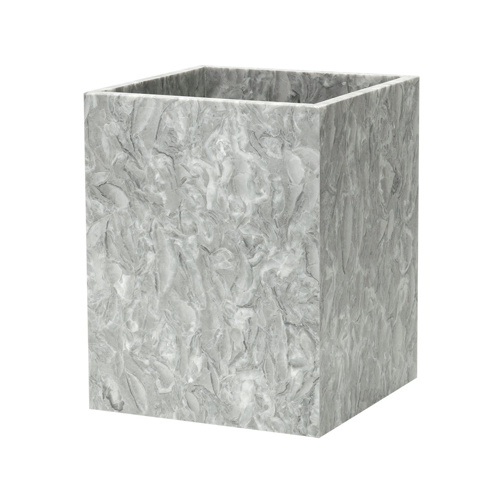 Pre-order for 15 Days Delivery - Bawang Flower Marble Garbage Bin SBK892-8 -  Bathroom Accessories | طلب مسبق للتسليم خلال 45 يومًا - سلة المهملات الرخامية من باوانج فلاور - ebarza Furniture UAE | Shop Modern Furniture in Abu Dhabi & Dubai - مفروشات ايبازرا في الامارات | تسوق اثاث عصري وديكورات مميزة في دبي وابوظبي