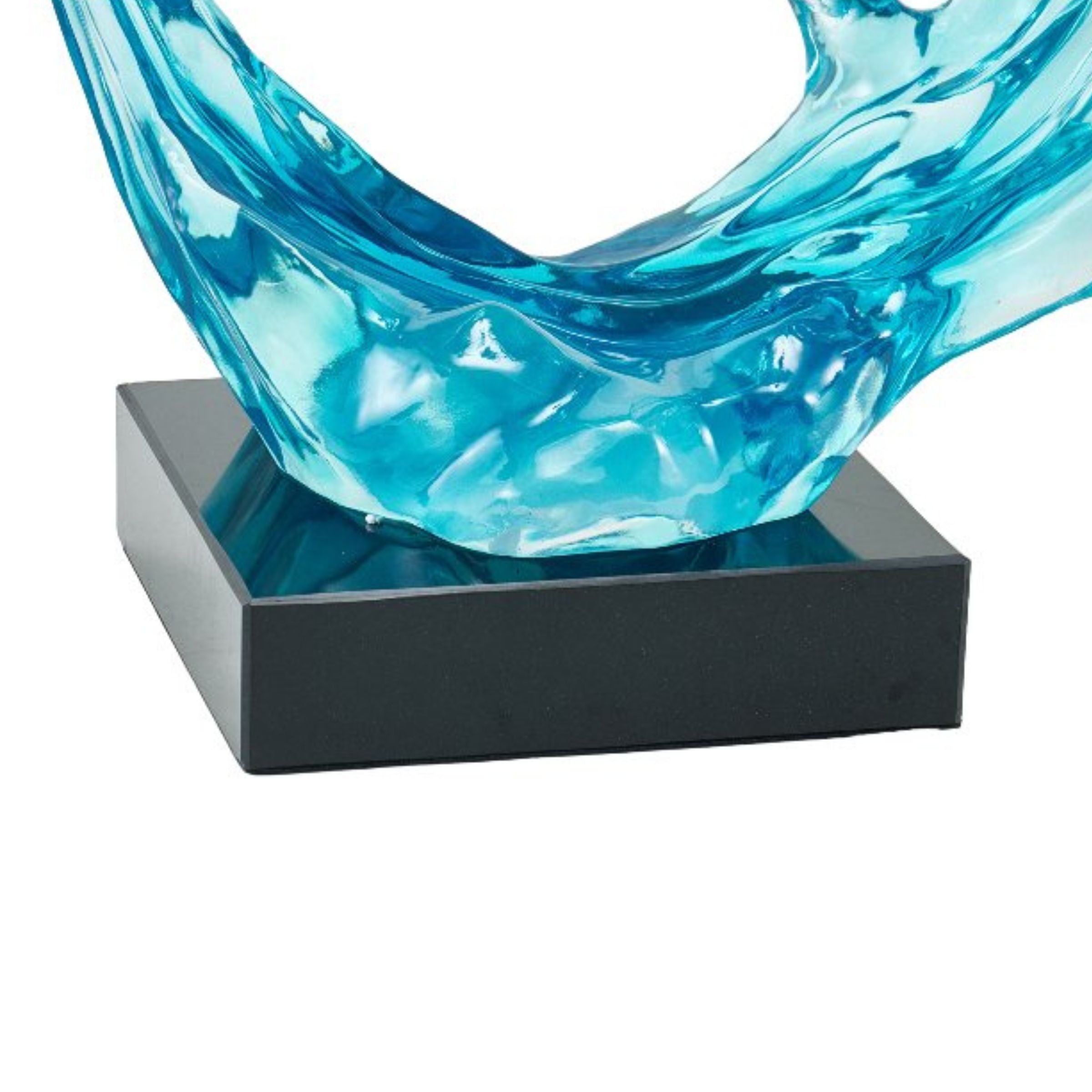 Pre-order 25 Days Delivery - LIGHT BLUE  & CLEAR ABSTRACT SCULPTURE SH-S017 -  Home Decor Figurines | اطلب مسبقًا التسليم خلال 60 يومًا - منحوتة تجريدية زرقاء فاتحة شفافه - ebarza Furniture UAE | Shop Modern Furniture in Abu Dhabi & Dubai - مفروشات ايبازرا في الامارات | تسوق اثاث عصري وديكورات مميزة في دبي وابوظبي