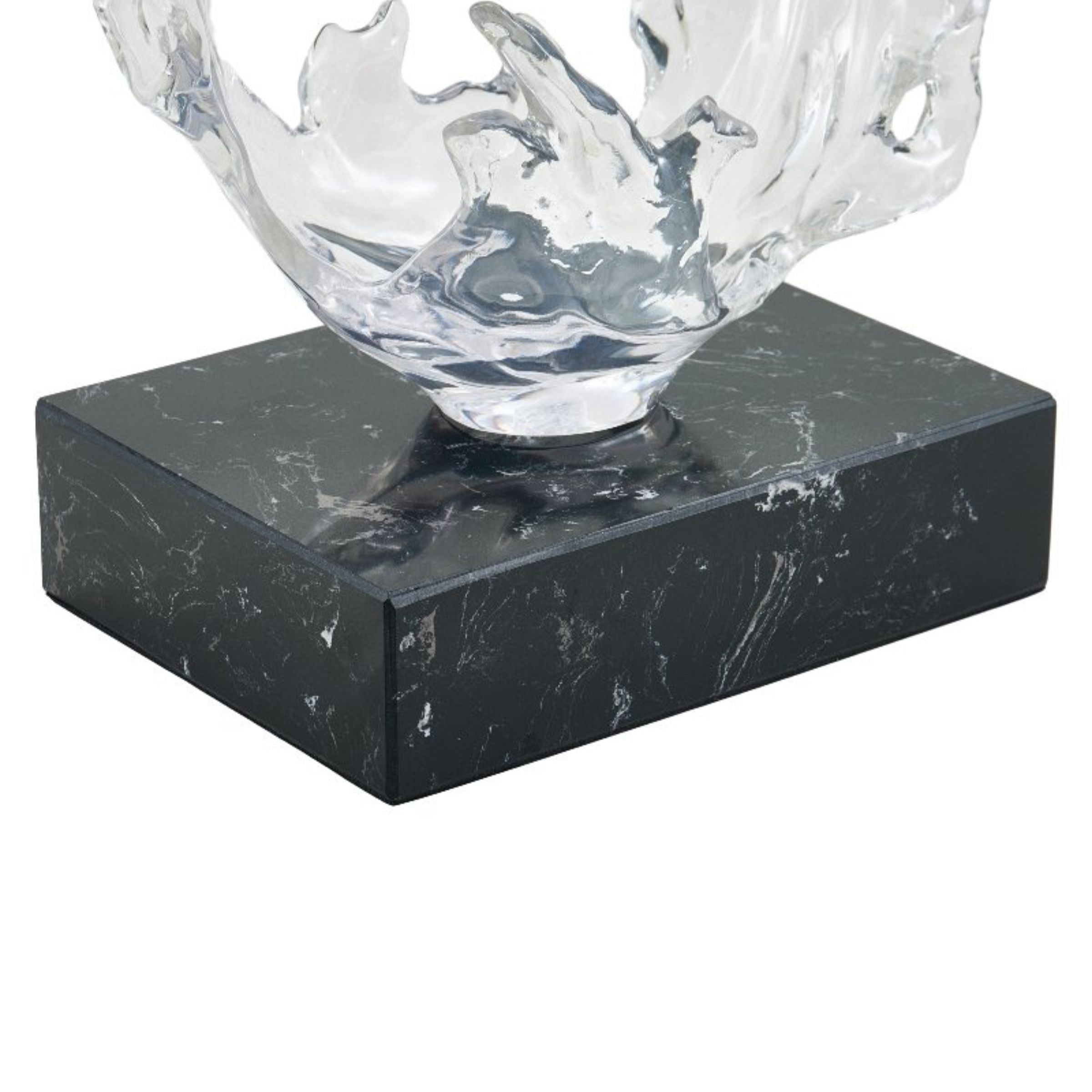 Pre-order 75 Days Delivery - CLEAR ABSTRACT SCULPTURE SH-S021 -  Home Decor Figurines | اطلب مسبقًا التسليم خلال 75 يومًا - نحت تجريدي شفاف - ebarza Furniture UAE | Shop Modern Furniture in Abu Dhabi & Dubai - مفروشات ايبازرا في الامارات | تسوق اثاث عصري وديكورات مميزة في دبي وابوظبي