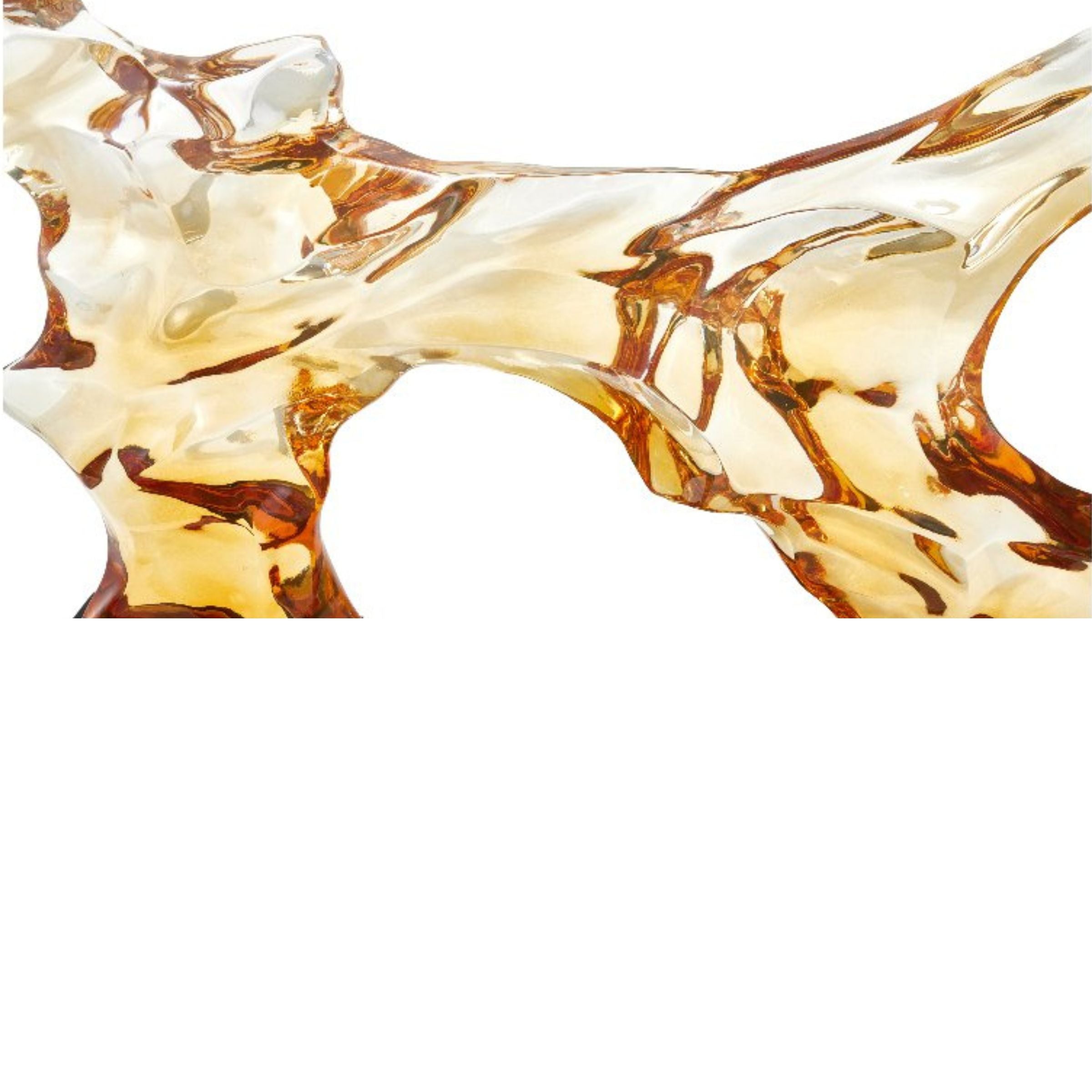 Pre-order 25 Days Delivery - Golden ABSTRACT SCULPTURE SH-T044 -  Home Decor Figurines | اطلب مسبقًا التسليم خلال 25 يومًا - النحت التجريدي الذهبي - ebarza Furniture UAE | Shop Modern Furniture in Abu Dhabi & Dubai - مفروشات ايبازرا في الامارات | تسوق اثاث عصري وديكورات مميزة في دبي وابوظبي