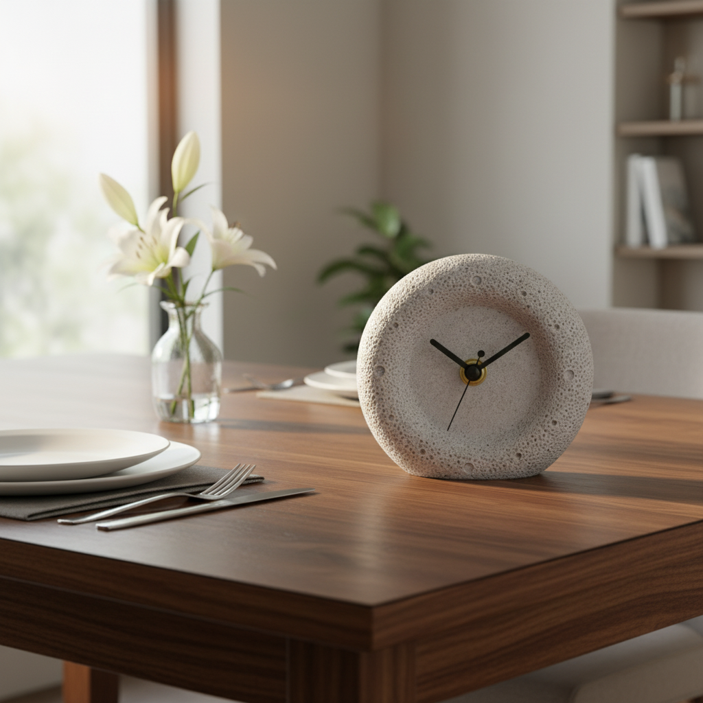 Sahara Hemp Water Exquisite Desk Clock TCG234 -  Clocks - ebarza Furniture UAE | Shop Modern Furniture in Abu Dhabi & Dubai - مفروشات ايبازرا في الامارات | تسوق اثاث عصري وديكورات مميزة في دبي وابوظبي