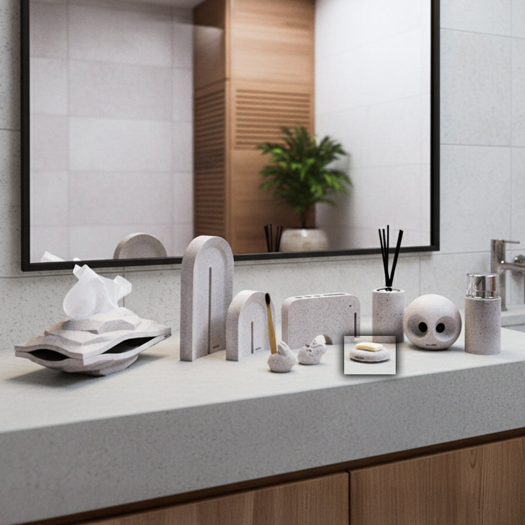 Sahara Sandstone  Soap Dish  Couverture CBJ233-6