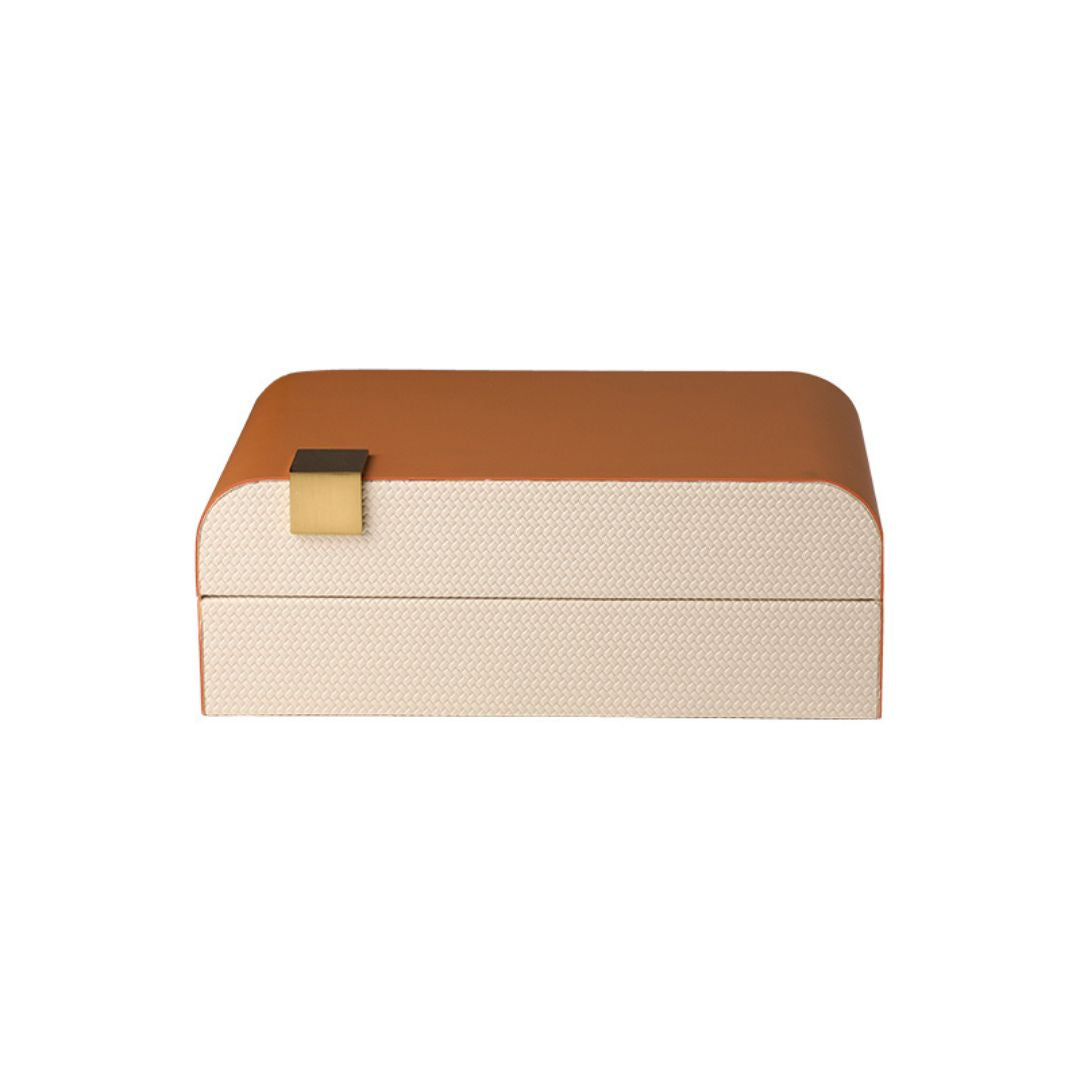 Simple Round Box-A FB-PG24007A -  Decorative Boxes - ebarza Furniture UAE | Shop Modern Furniture in Abu Dhabi & Dubai - مفروشات ايبازرا في الامارات | تسوق اثاث عصري وديكورات مميزة في دبي وابوظبي