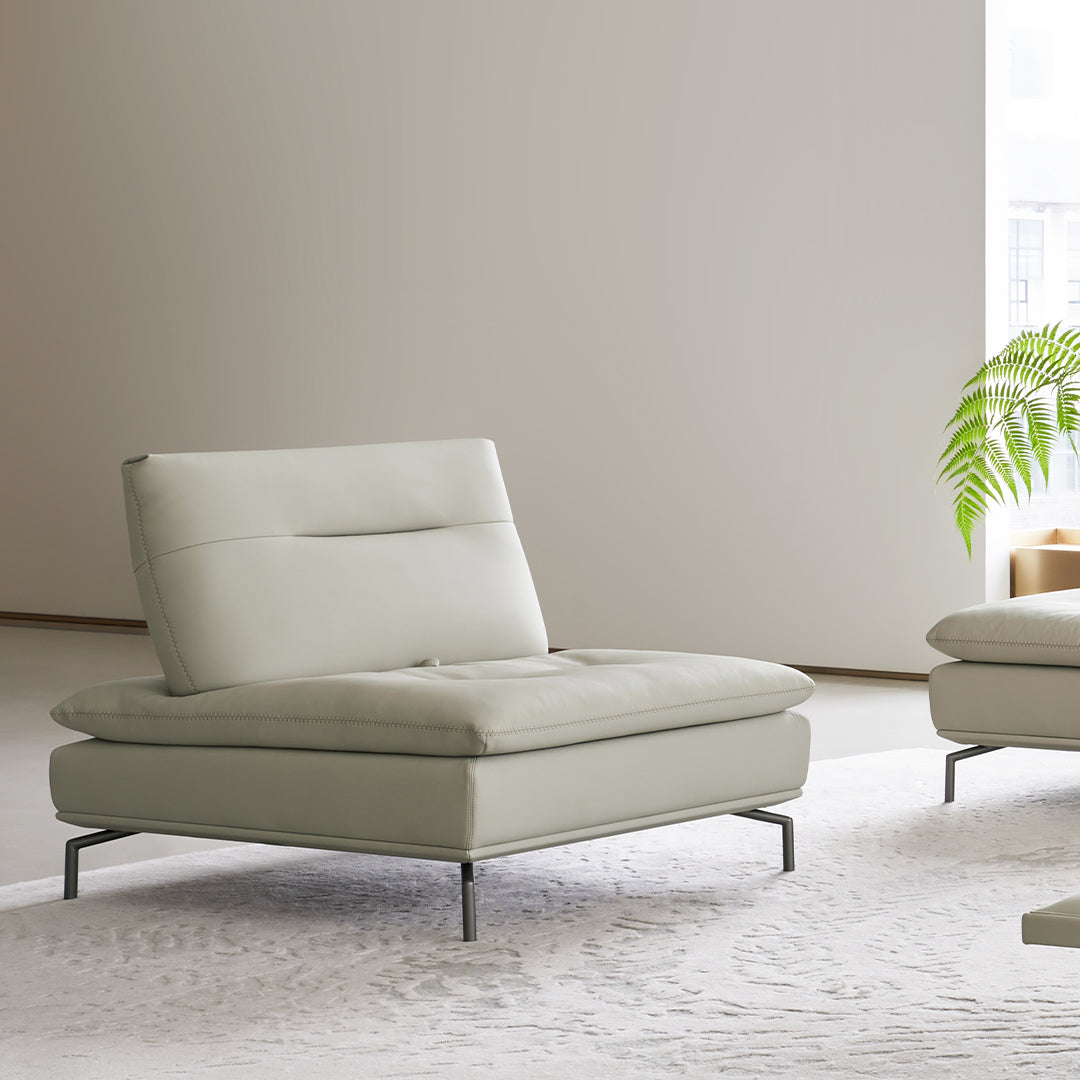 Nexus Single Seater Without Arm Modular Sofa - AMF-S180 -  Sofas - ebarza Furniture UAE | Shop Modern Furniture in Abu Dhabi & Dubai - مفروشات ايبازرا في الامارات | تسوق اثاث عصري وديكورات مميزة في دبي وابوظبي