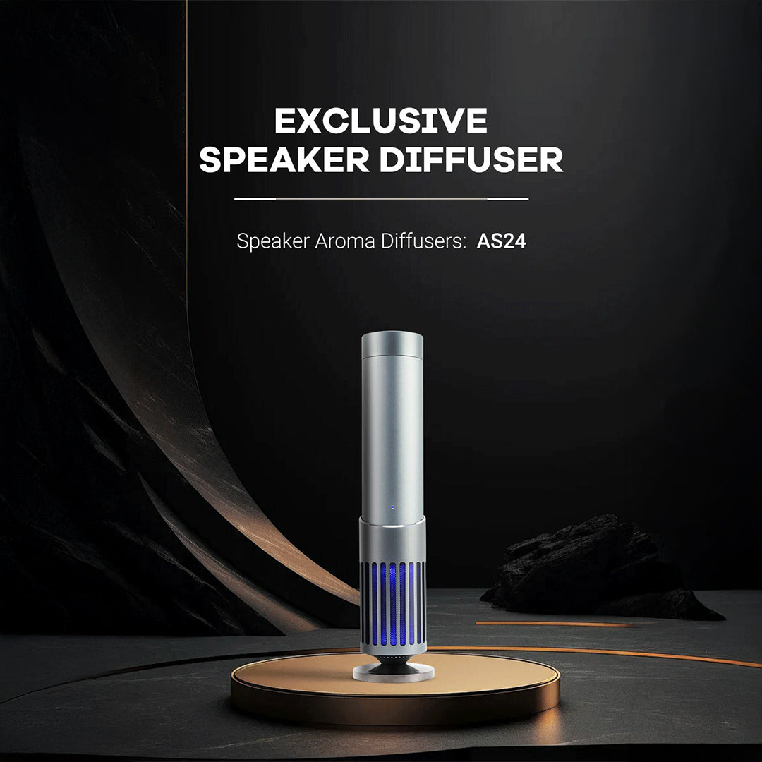 Smart Aroma Diffuser + Speaker by ebarza [Range 300m³] MLK-AS24