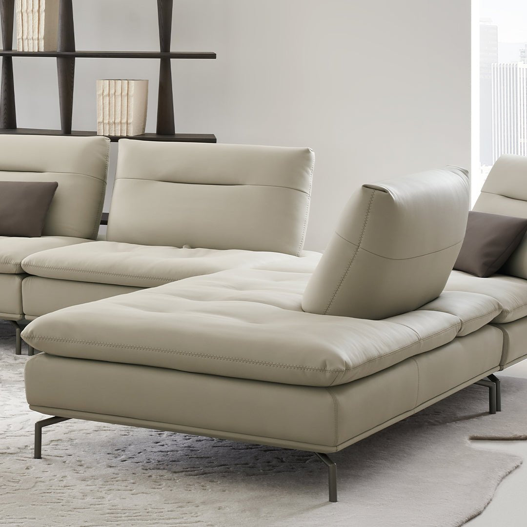 Nexus Modular Sofa with left Relaxed 2-Seater without Arm - AMF-S180 -  Sofas - ebarza Furniture UAE | Shop Modern Furniture in Abu Dhabi & Dubai - مفروشات ايبازرا في الامارات | تسوق اثاث عصري وديكورات مميزة في دبي وابوظبي