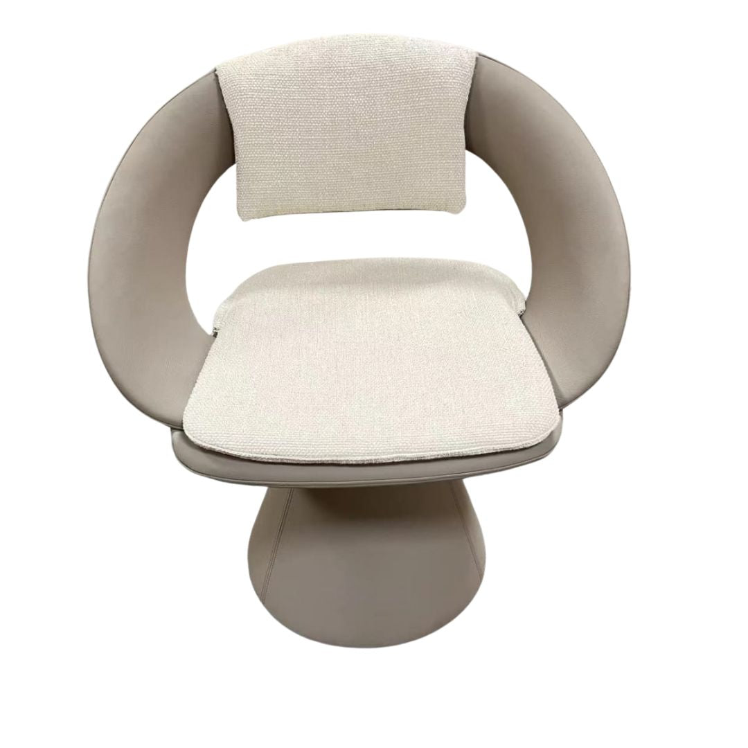 Soren Swivel Dining Chair PZ-101-D -  Chairs - ebarza Furniture UAE | Shop Modern Furniture in Abu Dhabi & Dubai - مفروشات ايبازرا في الامارات | تسوق اثاث عصري وديكورات مميزة في دبي وابوظبي