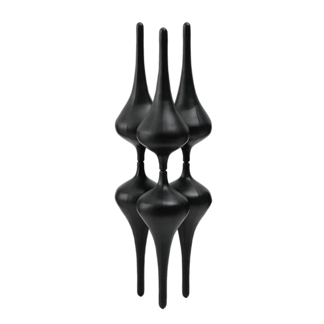 Standing Man Reflection Black Resin Abstract Sculpture FC-SZ24049 -  Home Decor Figurines - ebarza Furniture UAE | Shop Modern Furniture in Abu Dhabi & Dubai - مفروشات ايبازرا في الامارات | تسوق اثاث عصري وديكورات مميزة في دبي وابوظبي