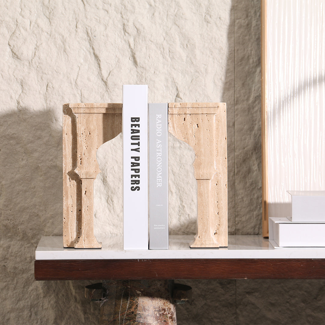 Stone Archway Set of 2 Bookend KH3008A -  Bookends - ebarza Furniture UAE | Shop Modern Furniture in Abu Dhabi & Dubai - مفروشات ايبازرا في الامارات | تسوق اثاث عصري وديكورات مميزة في دبي وابوظبي