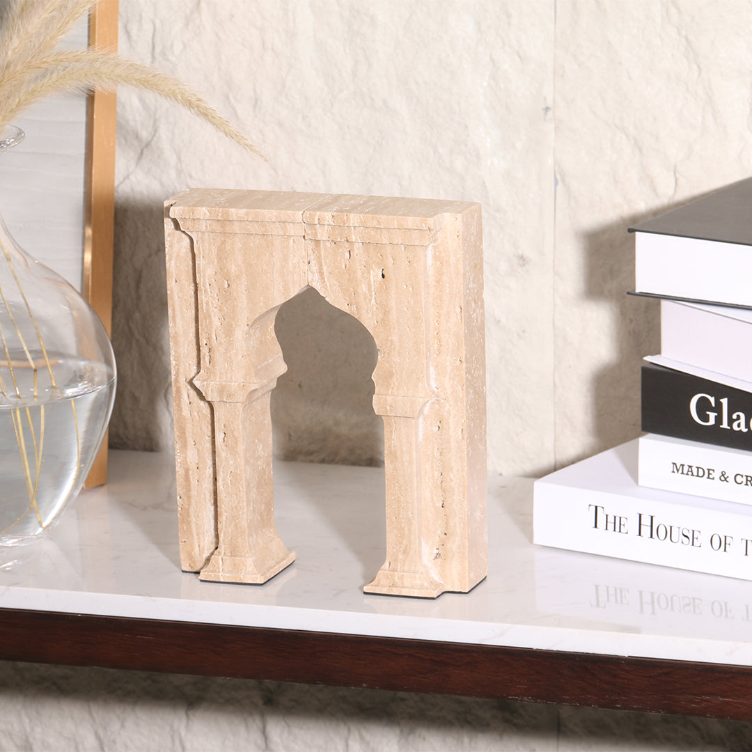 Stone Archway Set of 2 Bookend KH3008A -  Bookends - ebarza Furniture UAE | Shop Modern Furniture in Abu Dhabi & Dubai - مفروشات ايبازرا في الامارات | تسوق اثاث عصري وديكورات مميزة في دبي وابوظبي