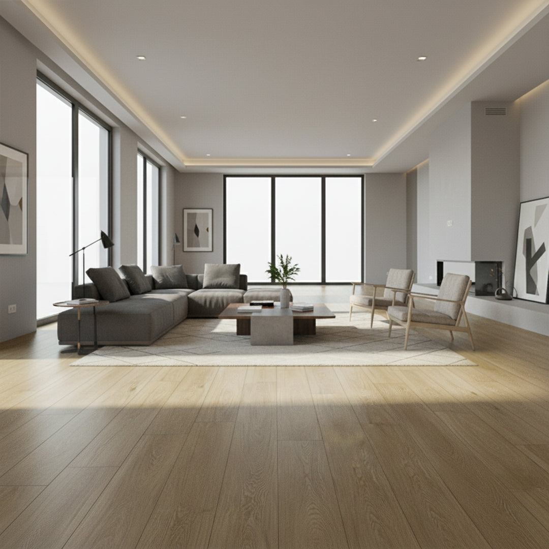 Stone Plastic Composite SPC Floor Parquet Set 2,208m2 - 122*18.1*0.6cm SPC FLOOR  2303-22 -  Parquet - ebarza Furniture UAE | Shop Modern Furniture in Abu Dhabi & Dubai - مفروشات ايبازرا في الامارات | تسوق اثاث عصري وديكورات مميزة في دبي وابوظبي