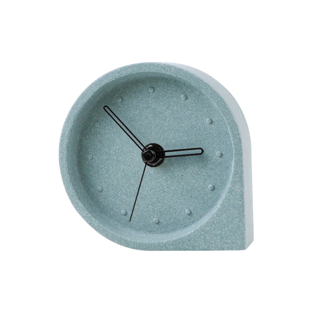 Green Water Drop Table Clock TCD244 -  Clocks | ساعة الشاطئ ذات المنصة العالية باللون الأبيض العاجي - ebarza Furniture UAE | Shop Modern Furniture in Abu Dhabi & Dubai - مفروشات ايبازرا في الامارات | تسوق اثاث عصري وديكورات مميزة في دبي وابوظبي