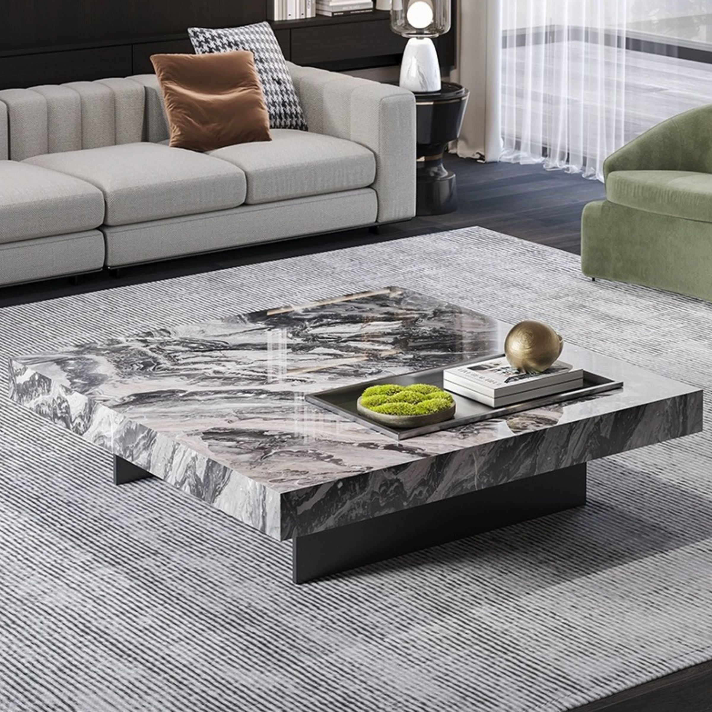 Pre-order 55 Days Delivery - Natural Marble Coffee Table  TG-CT11 -  Coffee tables | اطلب مسبقًا التسليم خلال 55 يومًا - طاولة القهوة من الرخام الطبيعي - ebarza Furniture UAE | Shop Modern Furniture in Abu Dhabi & Dubai - مفروشات ايبازرا في الامارات | تسوق اثاث عصري وديكورات مميزة في دبي وابوظبي