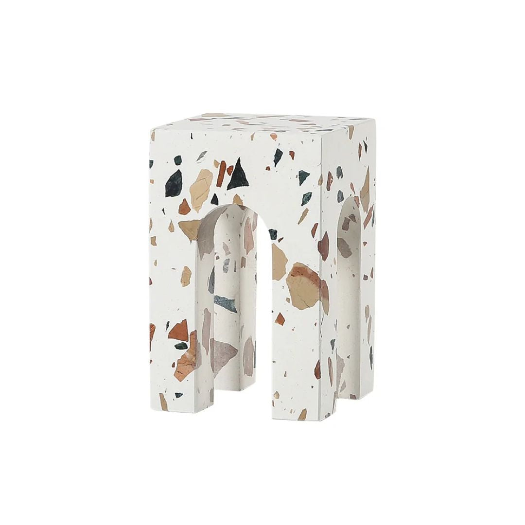 Terrazzo Arch Pillar Décor - Large FB-T2211A -  Home Decor Figurines - ebarza Furniture UAE | Shop Modern Furniture in Abu Dhabi & Dubai - مفروشات ايبازرا في الامارات | تسوق اثاث عصري وديكورات مميزة في دبي وابوظبي