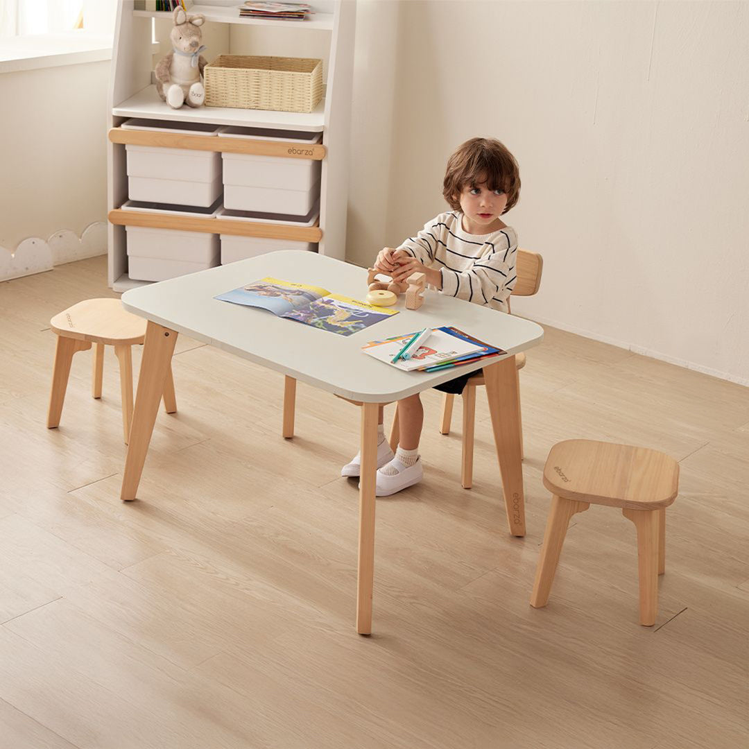 Tidy kid low stool BK-TISTv25/AD -  Kids Tables - ebarza Furniture UAE | Shop Modern Furniture in Abu Dhabi & Dubai - مفروشات ايبازرا في الامارات | تسوق اثاث عصري وديكورات مميزة في دبي وابوظبي