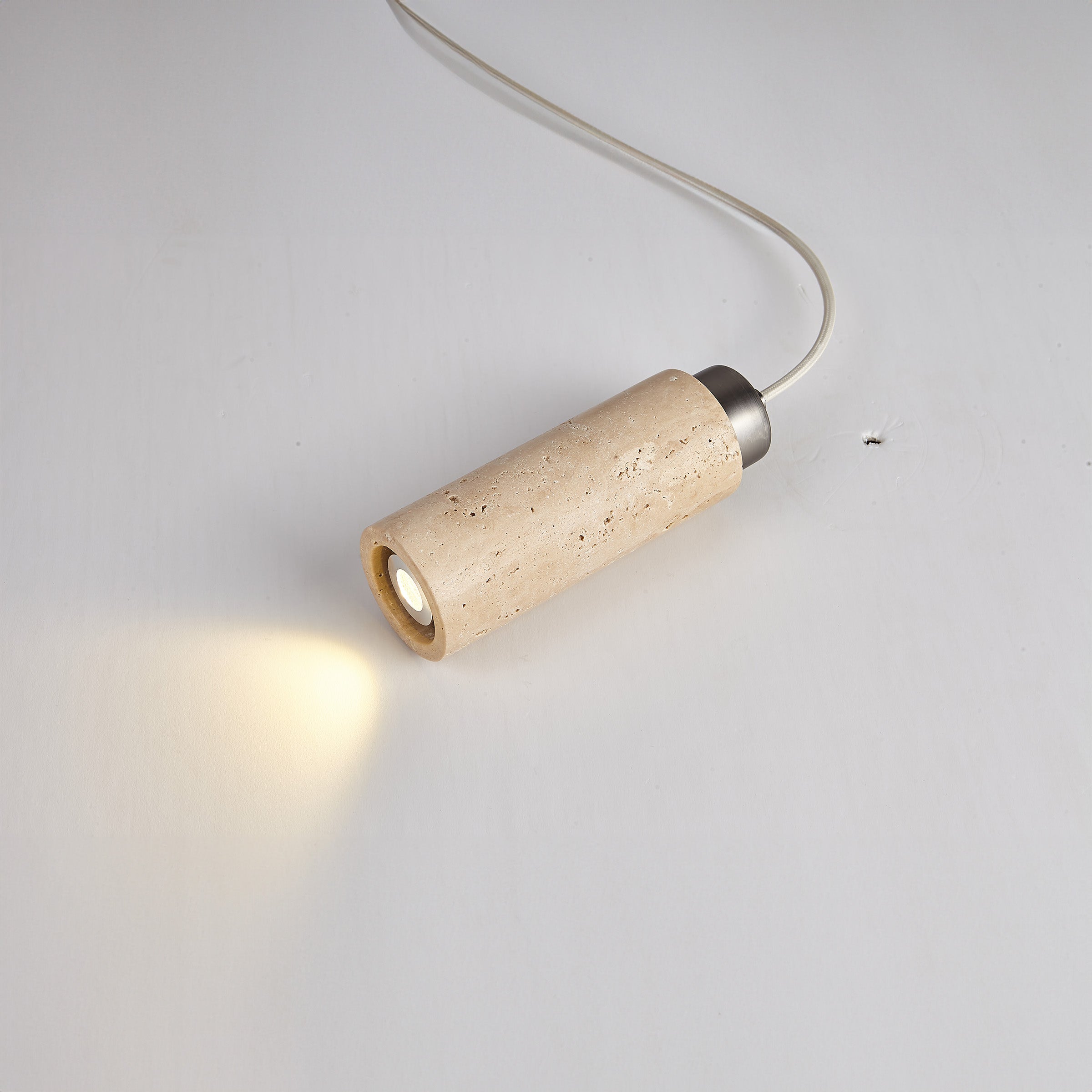 Travertine Pendant Lamp 60005-1P -  Pendant Lamps | مصباح معلق من الترافرتين - ebarza Furniture UAE | Shop Modern Furniture in Abu Dhabi & Dubai - مفروشات ايبازرا في الامارات | تسوق اثاث عصري وديكورات مميزة في دبي وابوظبي