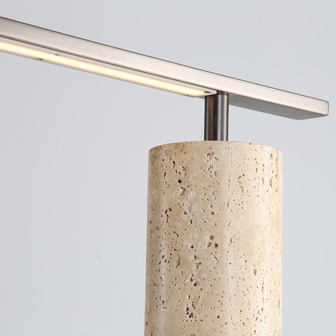 Travertine Table Lamp JA049 -  Desk\table Lamps - ebarza Furniture UAE | Shop Modern Furniture in Abu Dhabi & Dubai - مفروشات ايبازرا في الامارات | تسوق اثاث عصري وديكورات مميزة في دبي وابوظبي