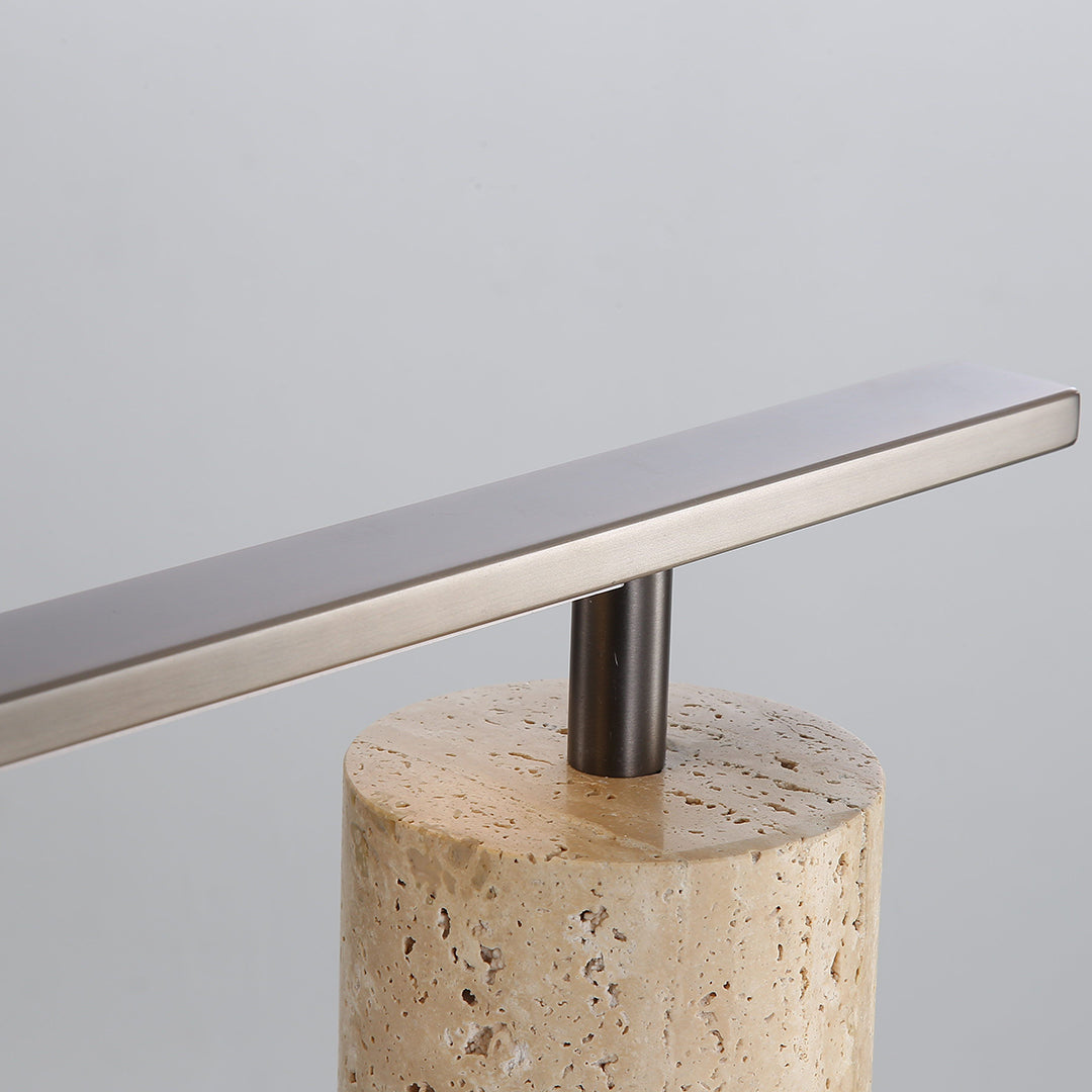 Travertine Table Lamp JA049 -  Desk\table Lamps - ebarza Furniture UAE | Shop Modern Furniture in Abu Dhabi & Dubai - مفروشات ايبازرا في الامارات | تسوق اثاث عصري وديكورات مميزة في دبي وابوظبي