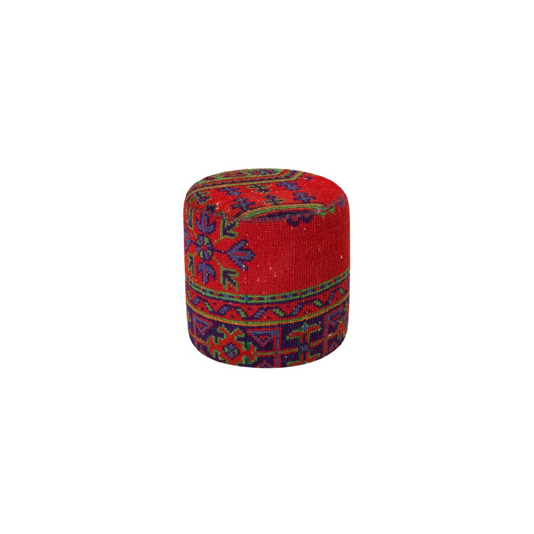 Anatolian Patchwork Style Pouf P21