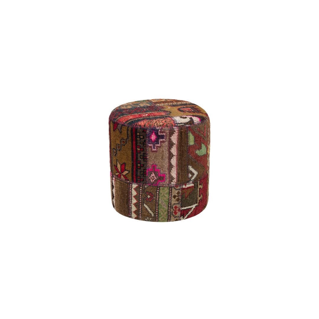 Anatolian Patchwork Style Pouf P20