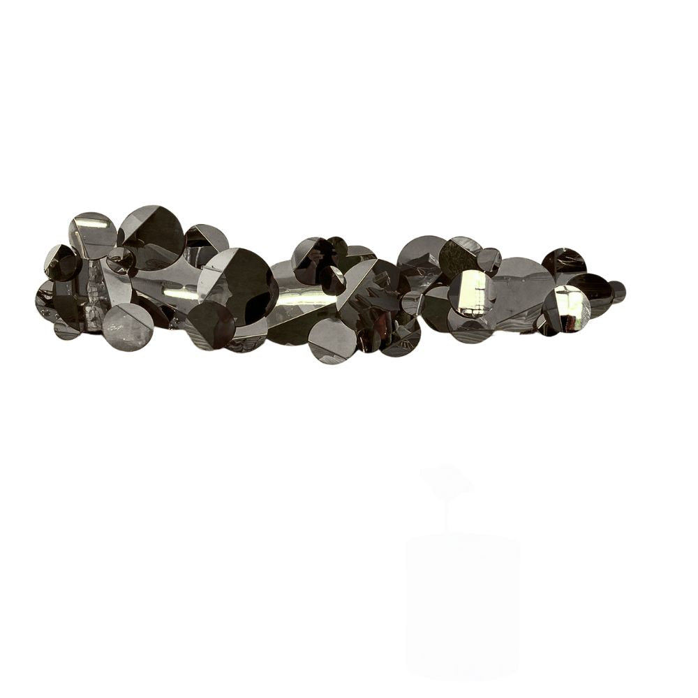 Bubbles Handcrafted Stainless Steel Artwork Bg2020150 Brushed Black -  Artwork - ebarza Furniture UAE | Shop Modern Furniture in Abu Dhabi & Dubai - مفروشات ايبازرا في الامارات | تسوق اثاث عصري وديكورات مميزة في دبي وابوظبي