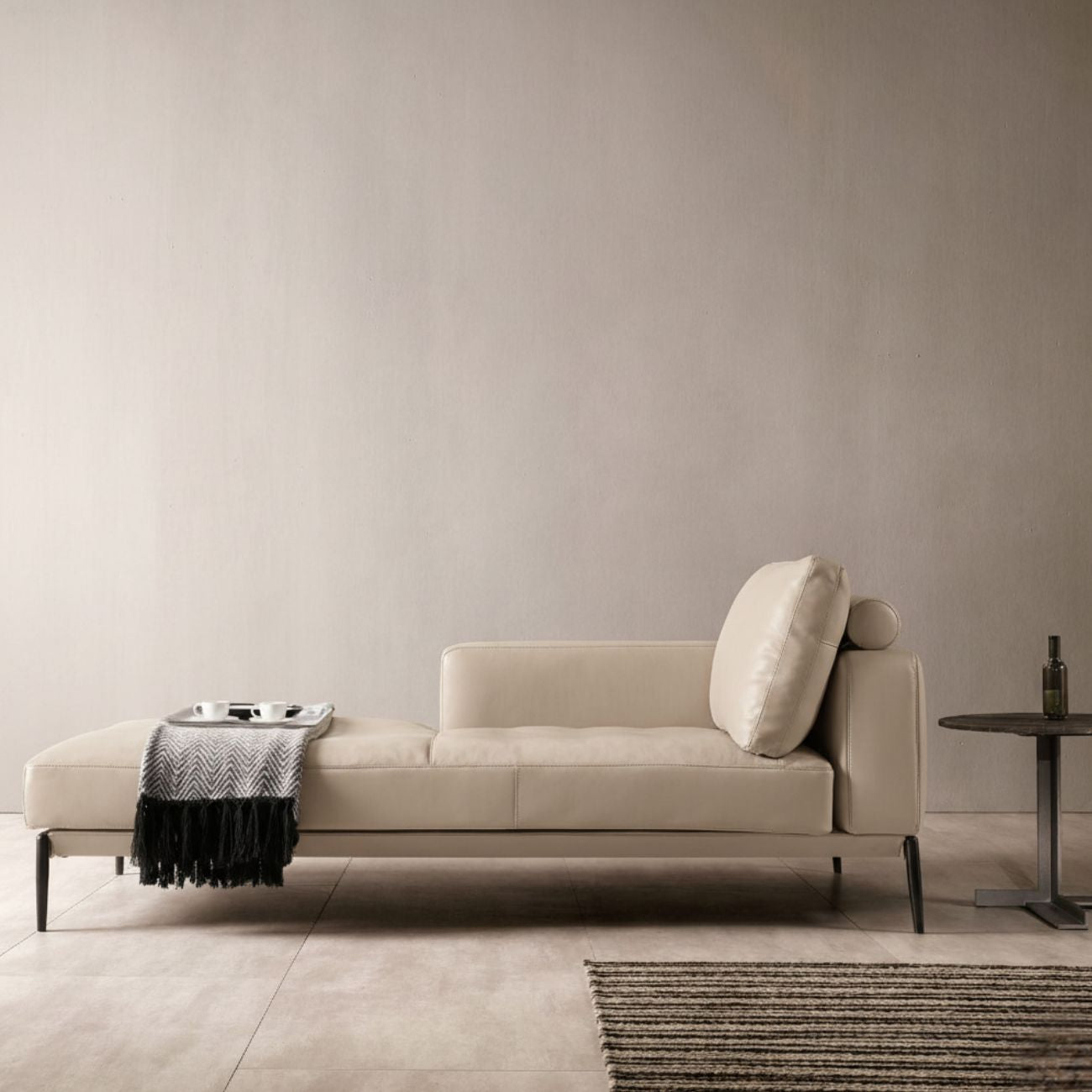 Markos Chaise SF040-RL-Beige -  Sofas - ebarza Furniture UAE | Shop Modern Furniture in Abu Dhabi & Dubai - مفروشات ايبازرا في الامارات | تسوق اثاث عصري وديكورات مميزة في دبي وابوظبي