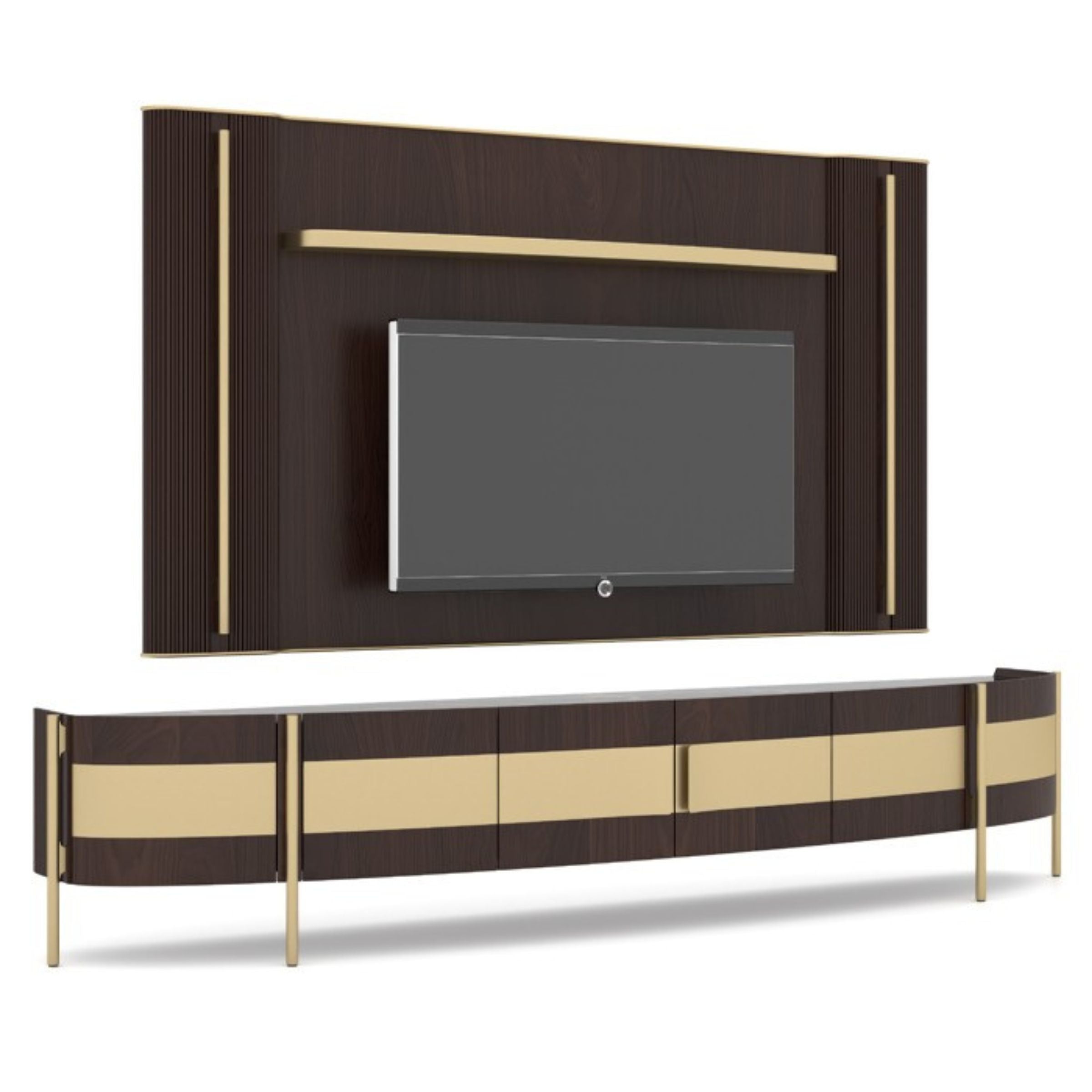 Display Item - Vega TV Unit 268cm TVAVEG001Nakheel -  USED ITEM | قطعة من المعرض - طاولة تلفزيون فيجا - ebarza Furniture UAE | Shop Modern Furniture in Abu Dhabi & Dubai - مفروشات ايبازرا في الامارات | تسوق اثاث عصري وديكورات مميزة في دبي وابوظبي