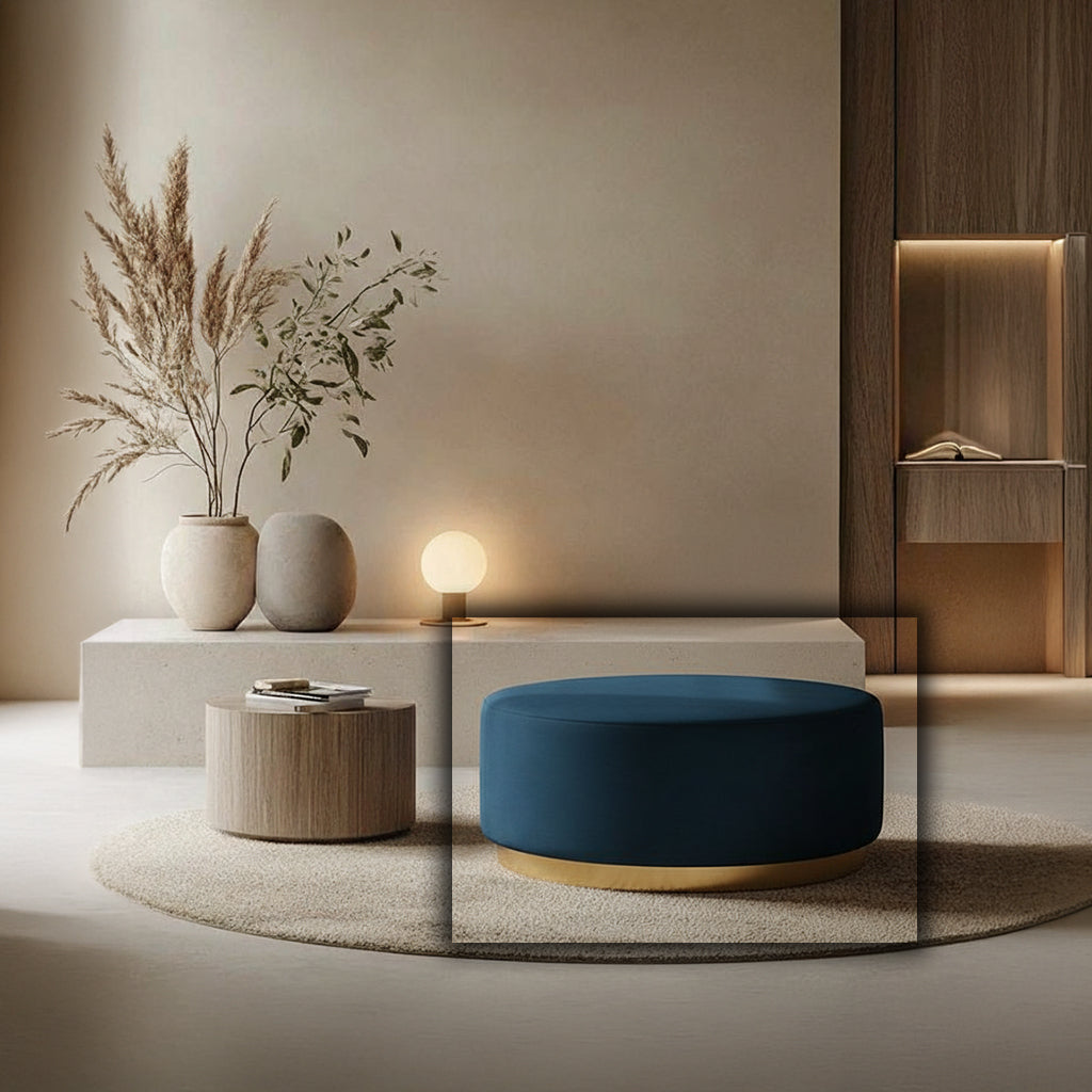 Velletri  Pouff Tg-196-2-B -  Poufs - ebarza Furniture UAE | Shop Modern Furniture in Abu Dhabi & Dubai - مفروشات ايبازرا في الامارات | تسوق اثاث عصري وديكورات مميزة في دبي وابوظبي