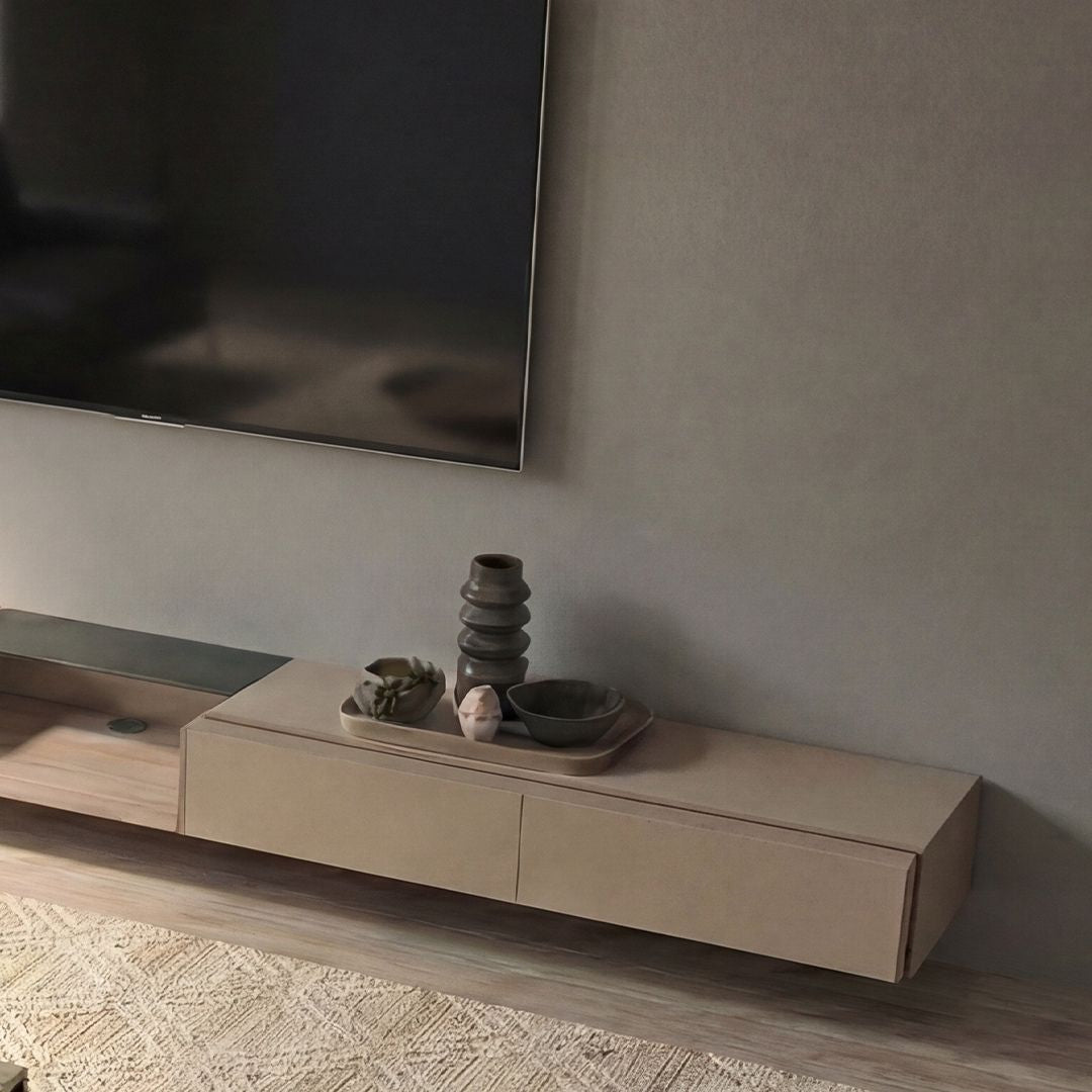 Vellum Suspended / Hanged Bedside Table - C style - TV-888 -  Storage/TV Unites - ebarza Furniture UAE | Shop Modern Furniture in Abu Dhabi & Dubai - مفروشات ايبازرا في الامارات | تسوق اثاث عصري وديكورات مميزة في دبي وابوظبي