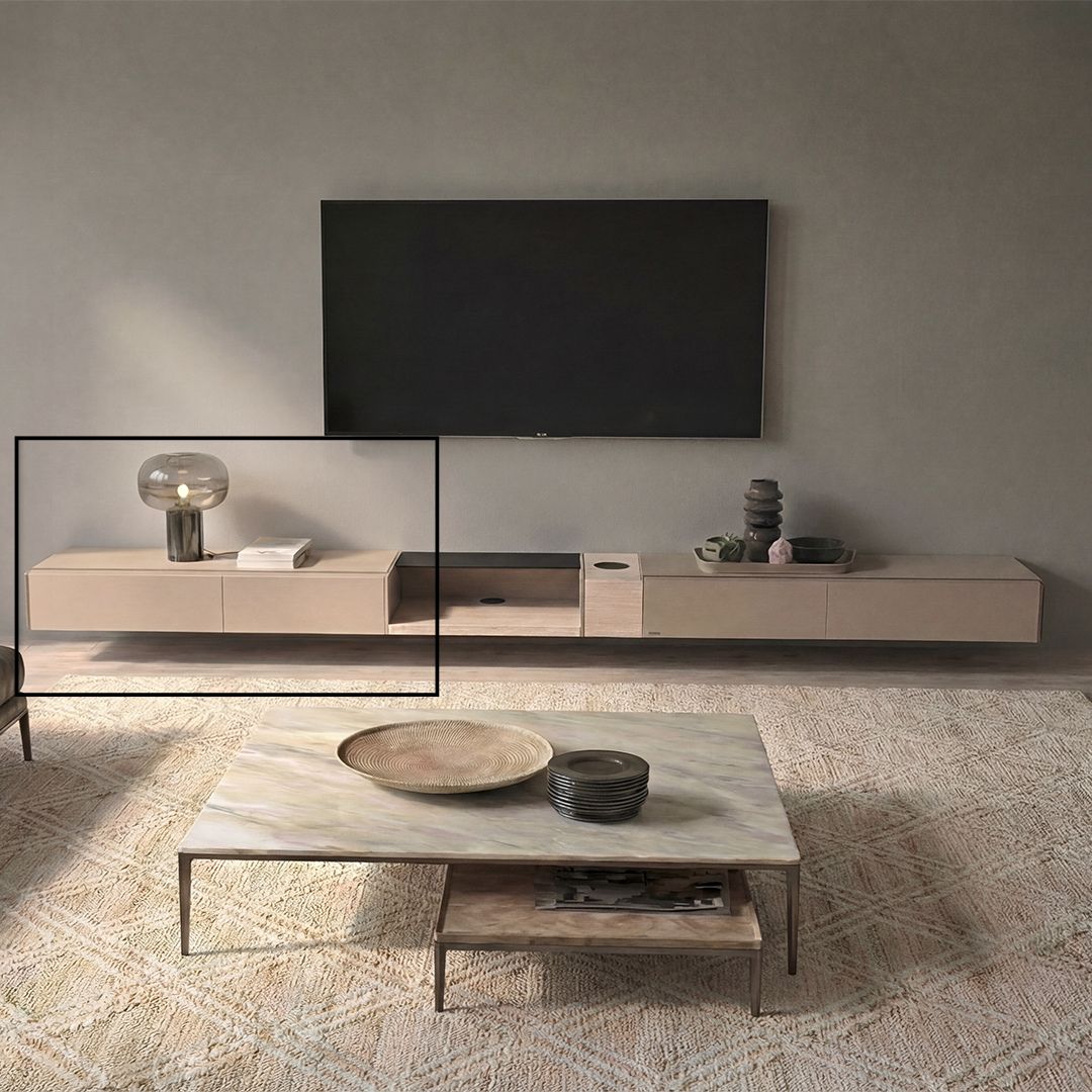 Vellum Suspended / Hanged Bedside Table - C style - TV-888 -  Storage/TV Unites - ebarza Furniture UAE | Shop Modern Furniture in Abu Dhabi & Dubai - مفروشات ايبازرا في الامارات | تسوق اثاث عصري وديكورات مميزة في دبي وابوظبي