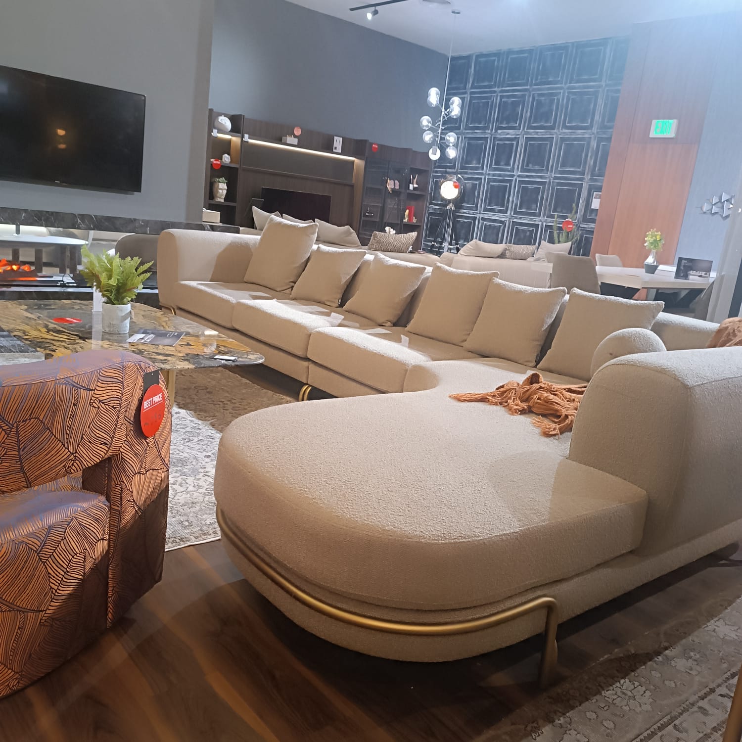 Display Item - Giallo L Shape Sofa Gialo-062YAS -  USED ITEM | صوفا جيالو على شكل حرف L - قطعة عرض - ebarza Furniture UAE | Shop Modern Furniture in Abu Dhabi & Dubai - مفروشات ايبازرا في الامارات | تسوق اثاث عصري وديكورات مميزة في دبي وابوظبي