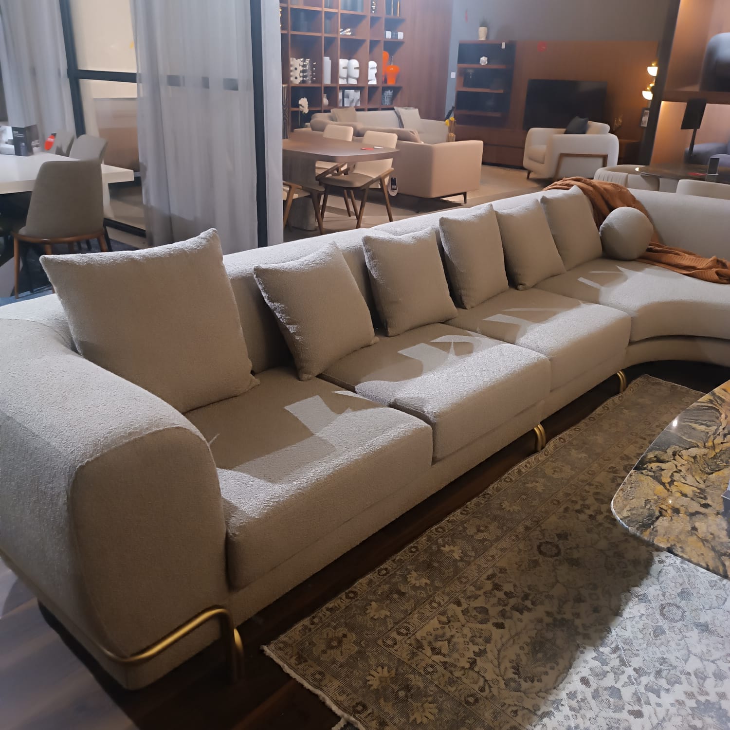 Display Item - Giallo L Shape Sofa Gialo-062YAS -  USED ITEM | صوفا جيالو على شكل حرف L - قطعة عرض - ebarza Furniture UAE | Shop Modern Furniture in Abu Dhabi & Dubai - مفروشات ايبازرا في الامارات | تسوق اثاث عصري وديكورات مميزة في دبي وابوظبي