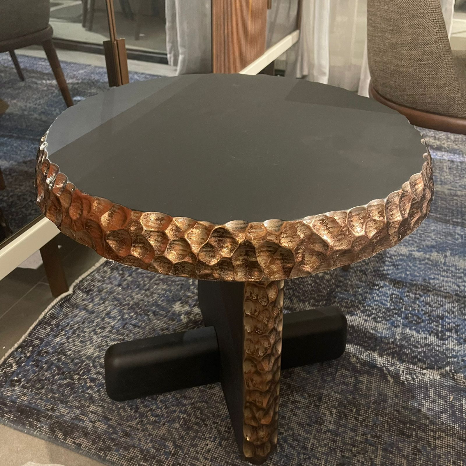 Display Item - Alfa Side Table AF-ST02-TGYAS -  USED ITEM | قطعة من المعرض - طاولة جانبية ألفا - ebarza Furniture UAE | Shop Modern Furniture in Abu Dhabi & Dubai - مفروشات ايبازرا في الامارات | تسوق اثاث عصري وديكورات مميزة في دبي وابوظبي