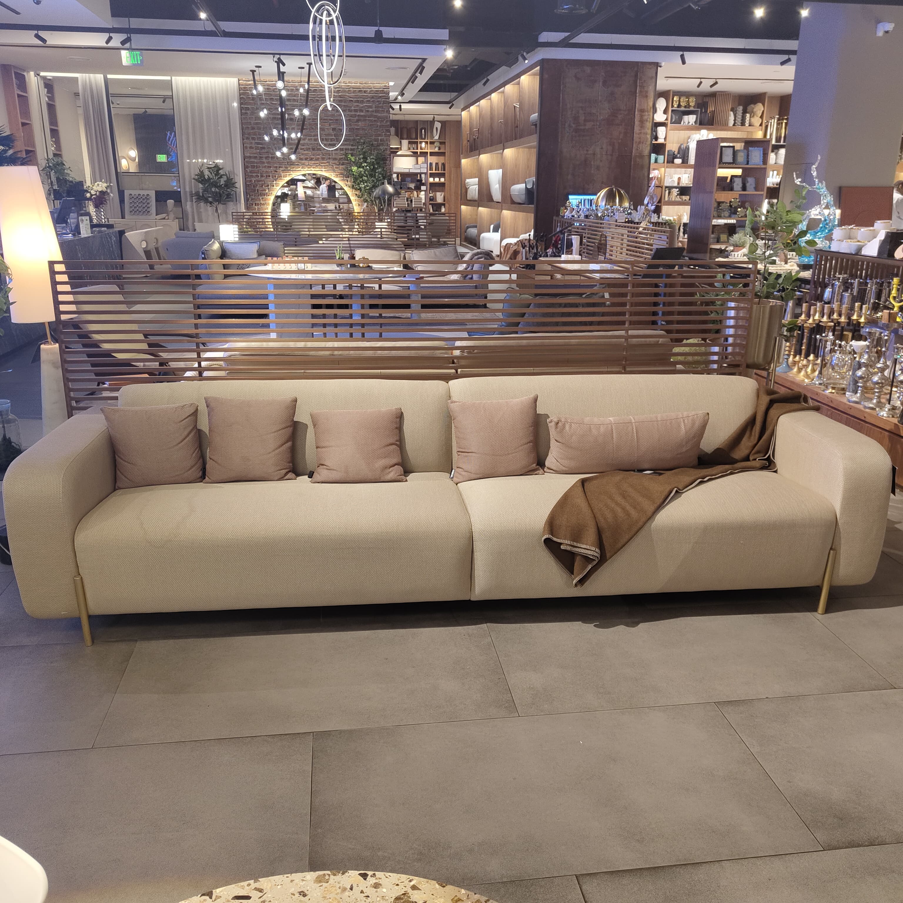 Display Item - Vega 4 Seater Sofa 300cm KOLVEGD01YAS -  DISPLAY ITEM - ebarza Furniture UAE | Shop Modern Furniture in Abu Dhabi & Dubai - مفروشات ايبازرا في الامارات | تسوق اثاث عصري وديكورات مميزة في دبي وابوظبي