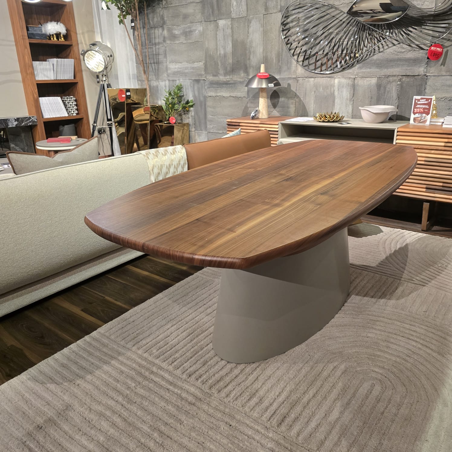 Display Item - Lucca Kristal Dining Table Krstl-Lucadt-YAS -  DISPLAY ITEM - ebarza Furniture UAE | Shop Modern Furniture in Abu Dhabi & Dubai - مفروشات ايبازرا في الامارات | تسوق اثاث عصري وديكورات مميزة في دبي وابوظبي