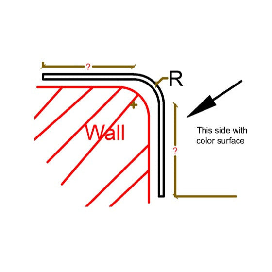 R0 (2.5cm) Curved External Right Corner Accessories - Black - PR0007 -  wall-panels-profiles - ebarza Furniture UAE | Shop Modern Furniture in Abu Dhabi & Dubai - مفروشات ايبازرا في الامارات | تسوق اثاث عصري وديكورات مميزة في دبي وابوظبي