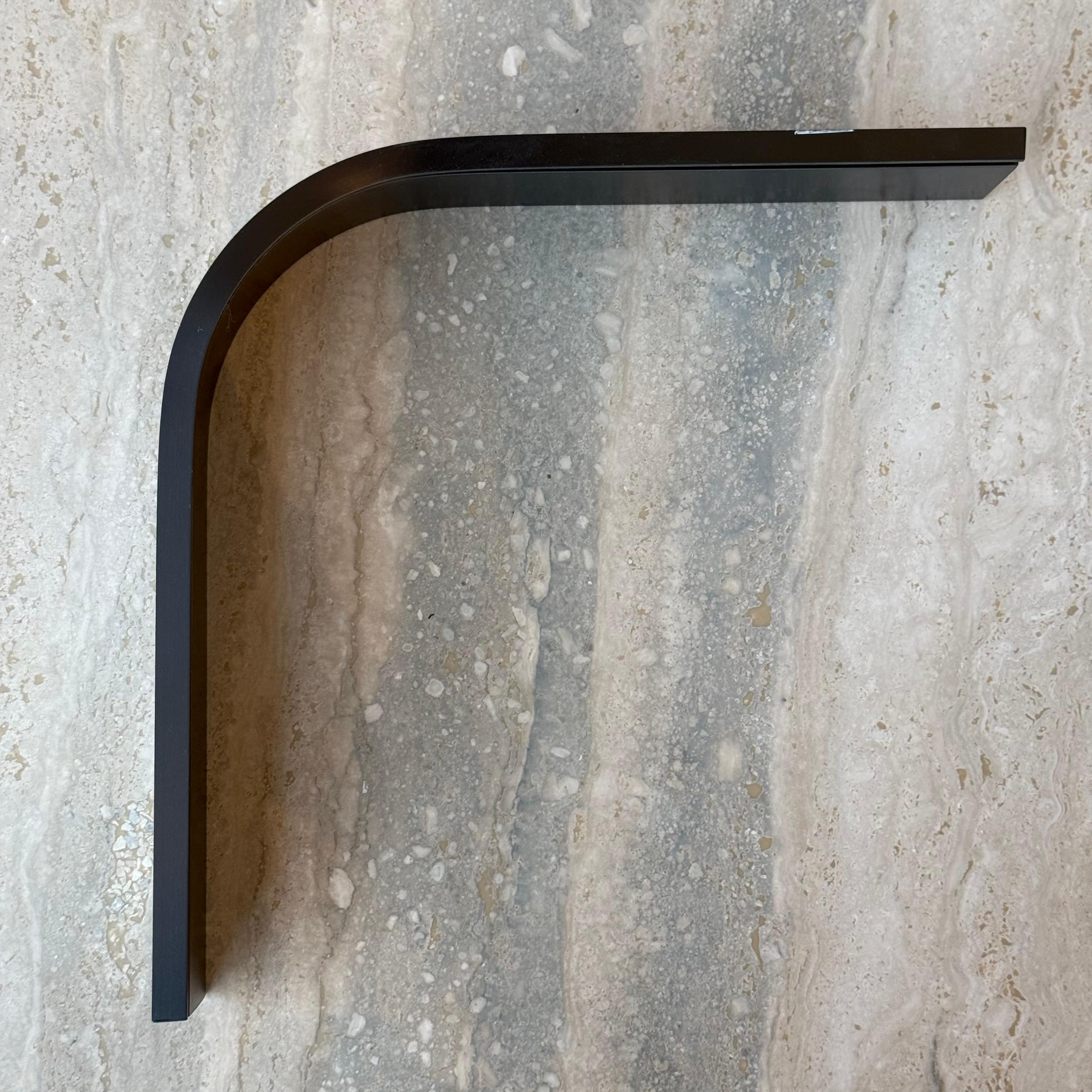 R100 (6cm) Internal Corner Skirting Accessories - Black - PR0022 -  wall-panels-profiles - ebarza Furniture UAE | Shop Modern Furniture in Abu Dhabi & Dubai - مفروشات ايبازرا في الامارات | تسوق اثاث عصري وديكورات مميزة في دبي وابوظبي