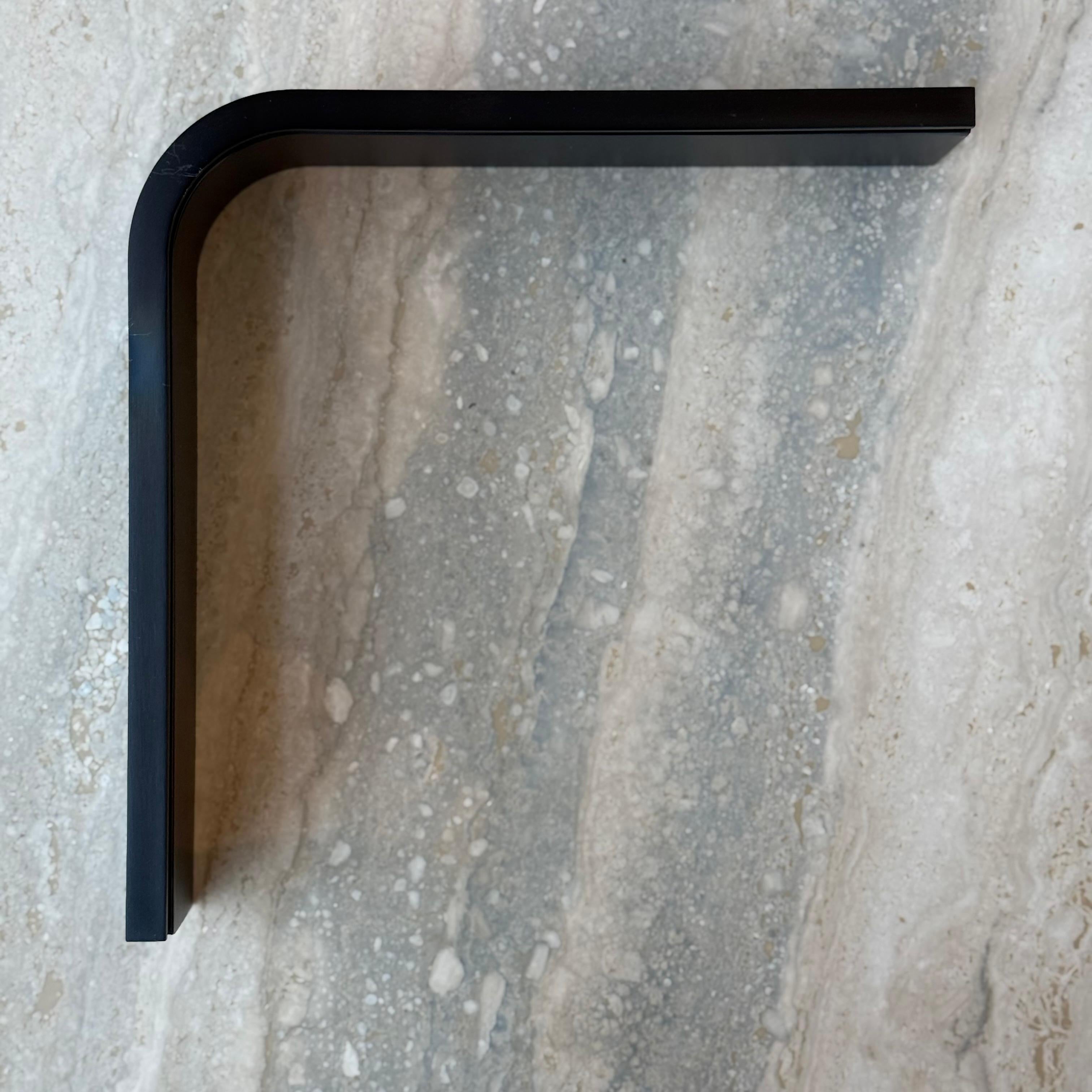 R50 (6cm) Internal Corner Skirting Accessories - Black - PR0023 -  wall-panels-profiles - ebarza Furniture UAE | Shop Modern Furniture in Abu Dhabi & Dubai - مفروشات ايبازرا في الامارات | تسوق اثاث عصري وديكورات مميزة في دبي وابوظبي