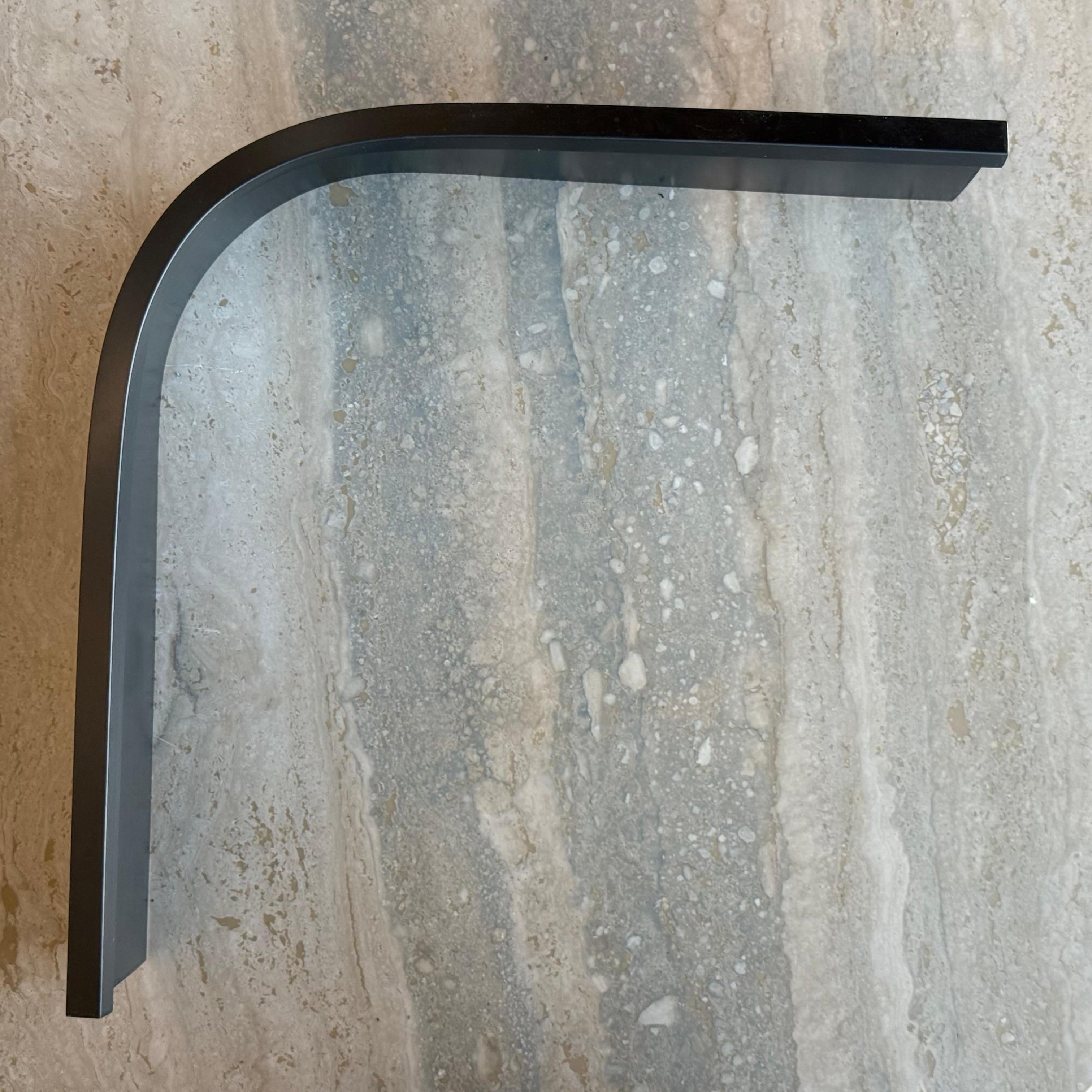 R100 (10cm) Internal Corner Skirting Accessories - Black - PR0013 -  wall-panels-profiles - ebarza Furniture UAE | Shop Modern Furniture in Abu Dhabi & Dubai - مفروشات ايبازرا في الامارات | تسوق اثاث عصري وديكورات مميزة في دبي وابوظبي