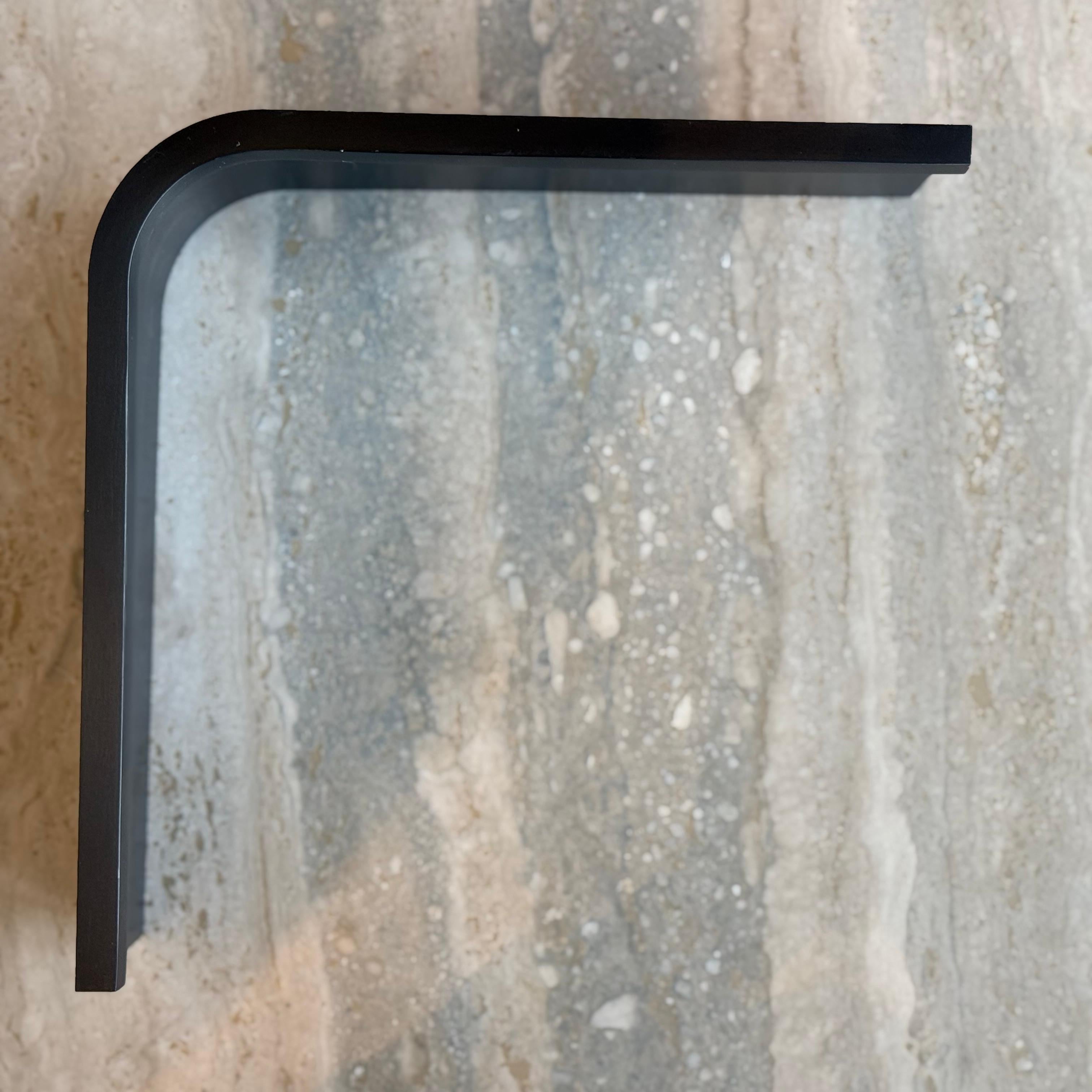 R50 (10cm) Internal Corner Skirting Accessories - Black - PR0014 -  wall-panels-profiles - ebarza Furniture UAE | Shop Modern Furniture in Abu Dhabi & Dubai - مفروشات ايبازرا في الامارات | تسوق اثاث عصري وديكورات مميزة في دبي وابوظبي