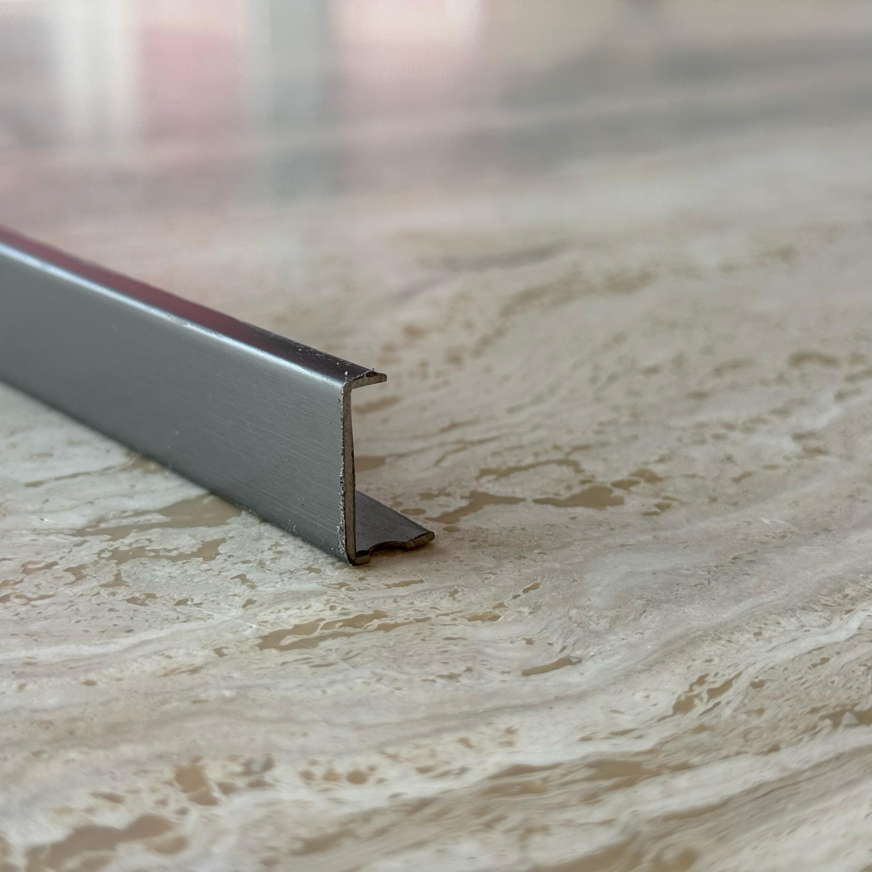 0.8mm Thickness (2cm) Stainless Steel Perforated Profile for MDF Panels - Black - PR0060 -  wall-panels-profiles - ebarza Furniture UAE | Shop Modern Furniture in Abu Dhabi & Dubai - مفروشات ايبازرا في الامارات | تسوق اثاث عصري وديكورات مميزة في دبي وابوظبي