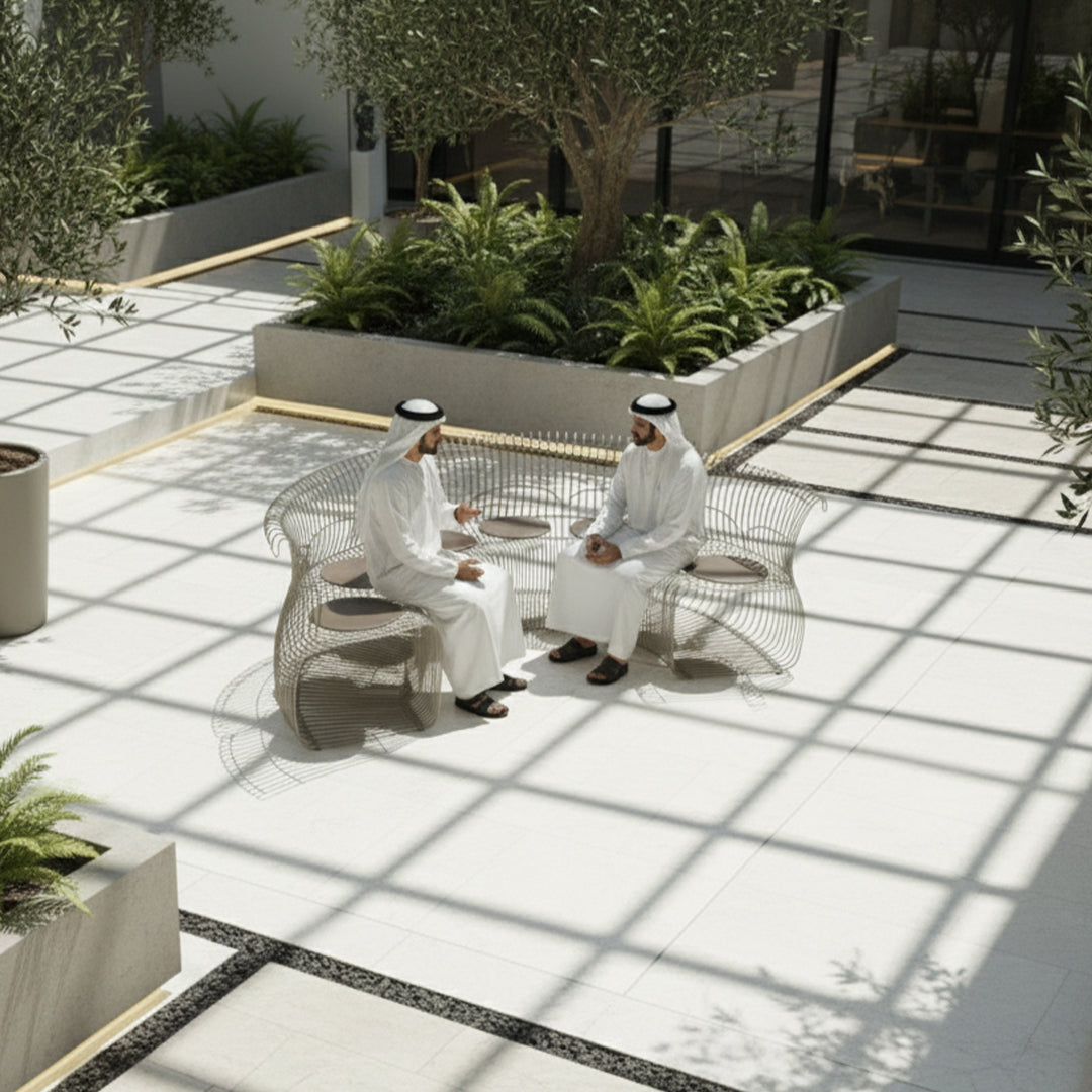 Wire Light Brown With Cushion Chair MC-252A-Light Brown -  Chairs - ebarza Furniture UAE | Shop Modern Furniture in Abu Dhabi & Dubai - مفروشات ايبازرا في الامارات | تسوق اثاث عصري وديكورات مميزة في دبي وابوظبي