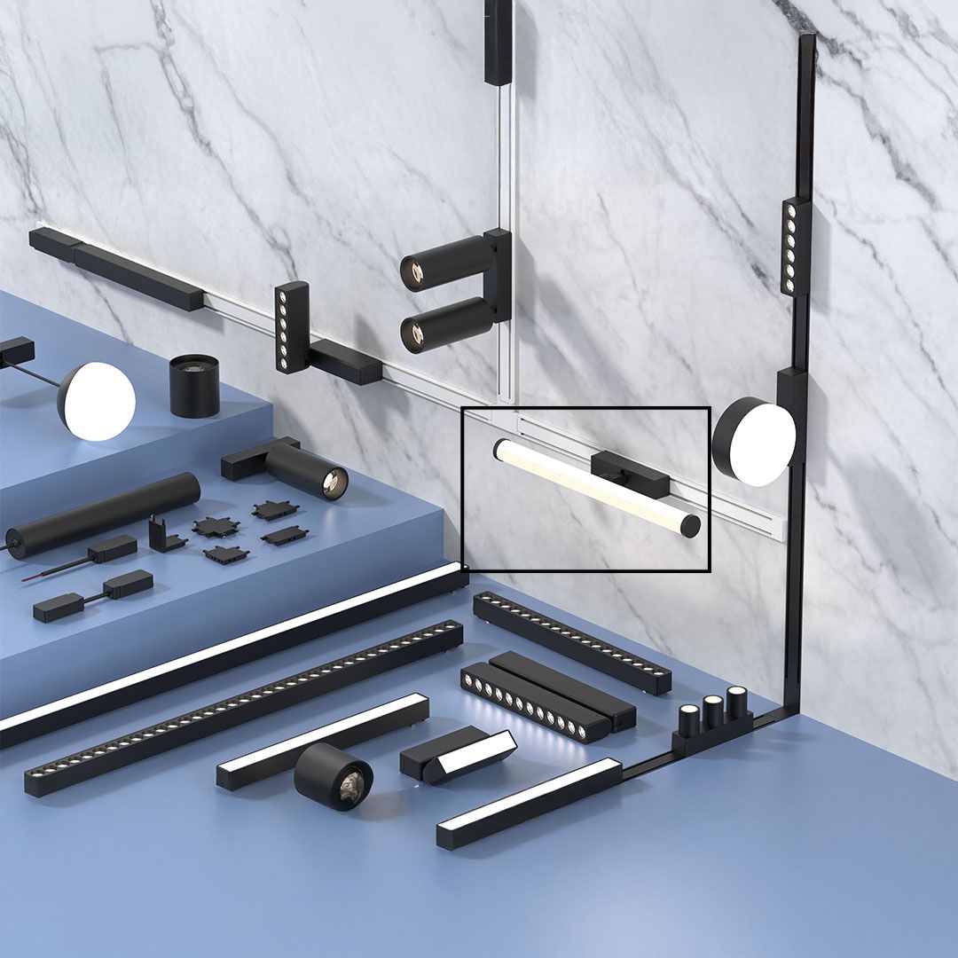 Track Linear Light For Ultra Thin Track Lighting  YND26-SS300F -  Smart Track Lighting - ebarza Furniture UAE | Shop Modern Furniture in Abu Dhabi & Dubai - مفروشات ايبازرا في الامارات | تسوق اثاث عصري وديكورات مميزة في دبي وابوظبي