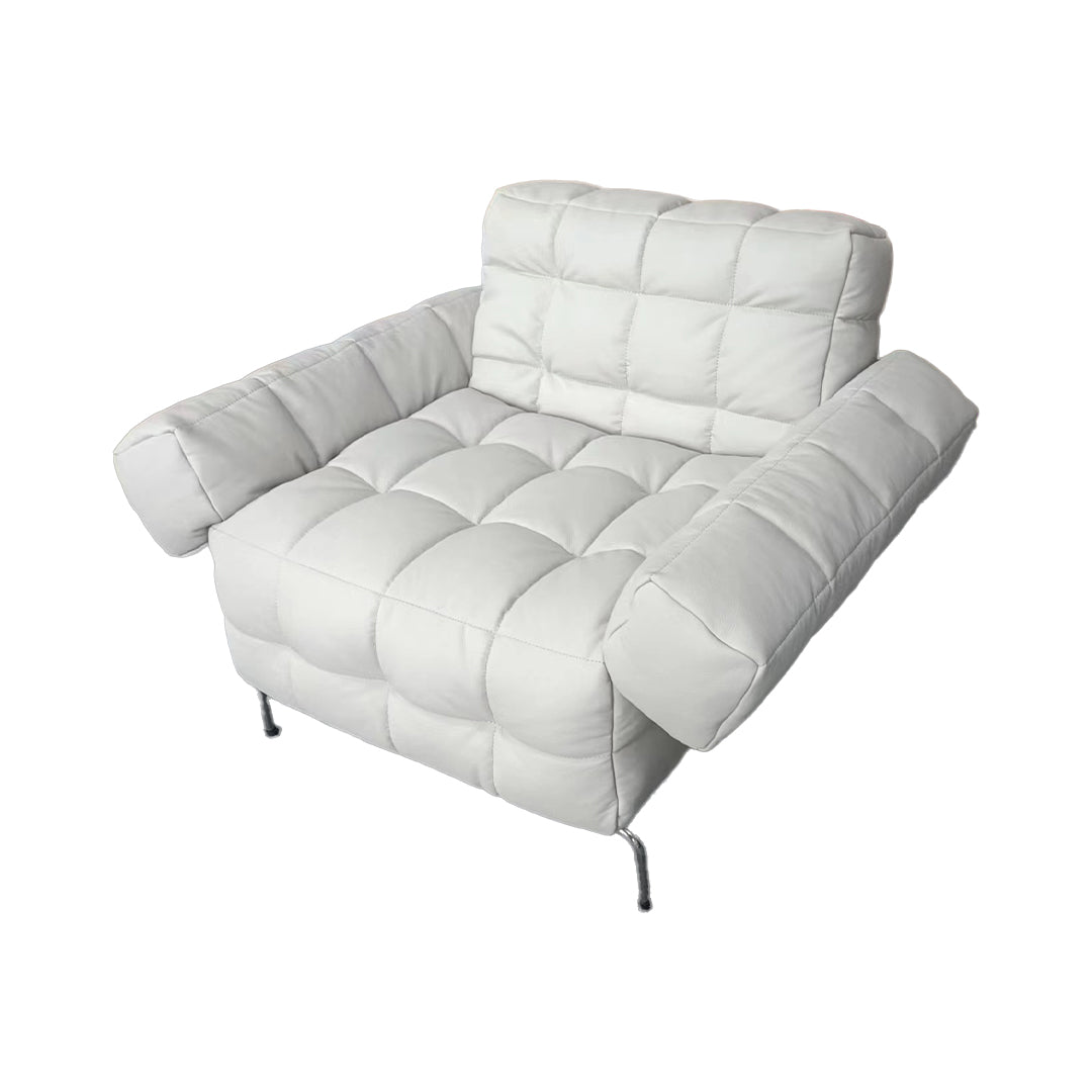 Yabo Lounge Chair LC077WHT -  Lounge Chairs - ebarza Furniture UAE | Shop Modern Furniture in Abu Dhabi & Dubai - مفروشات ايبازرا في الامارات | تسوق اثاث عصري وديكورات مميزة في دبي وابوظبي